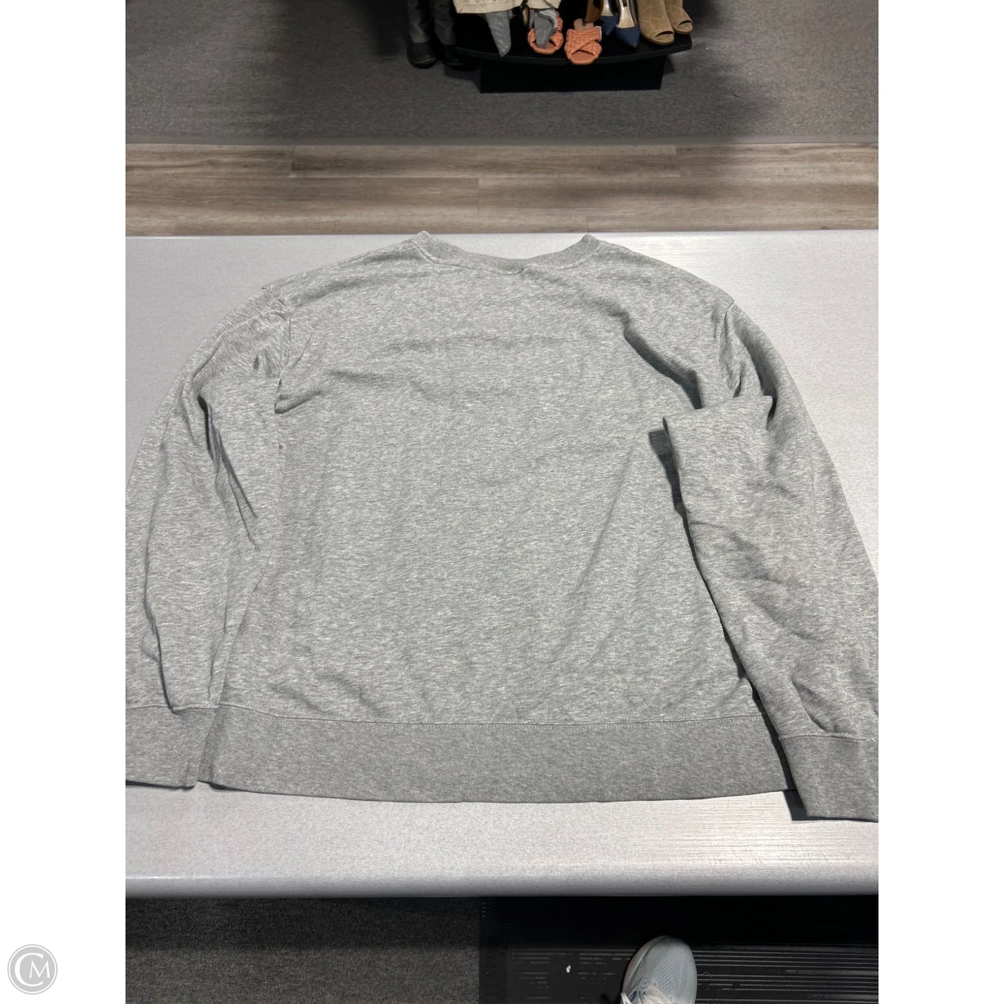 Top Long Sleeve By Nike In Grey, Size: 3x