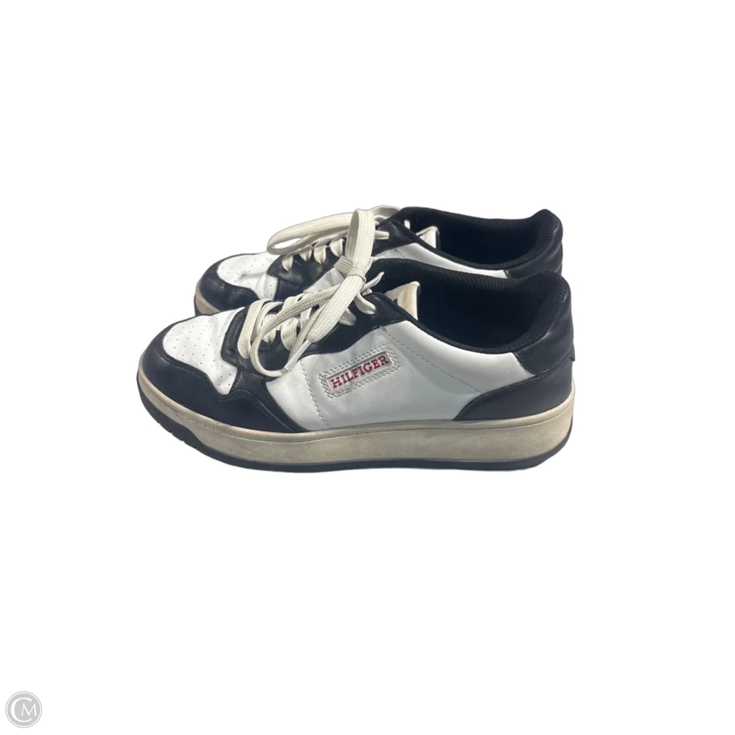Shoes Sneakers By Tommy Hilfiger In Black & White, Size: 10