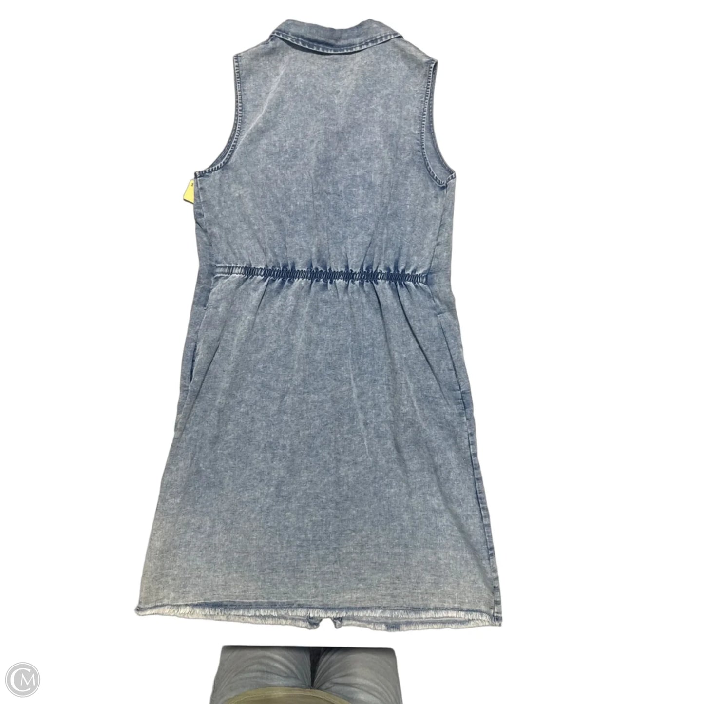 Dress Casual Maxi By Final Touch In Blue Denim, Size: L