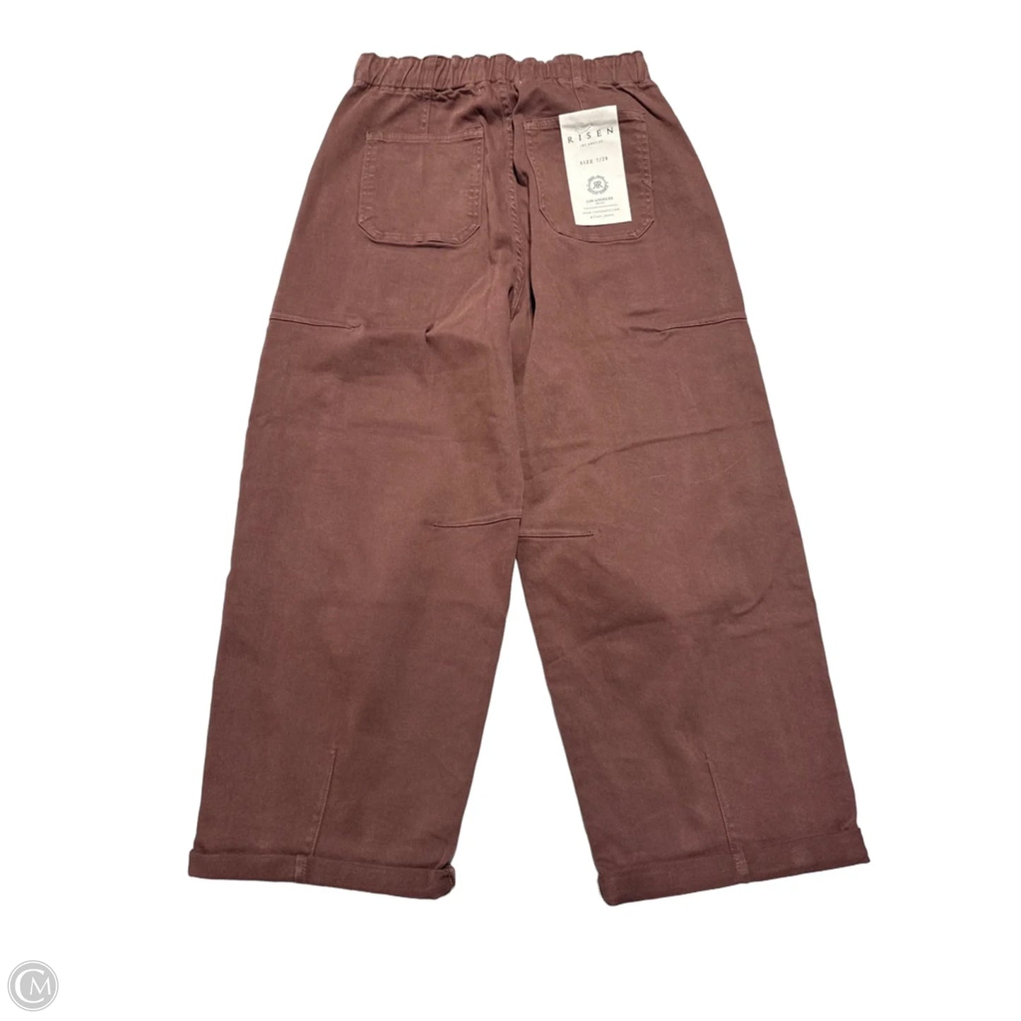Jeans Wide Leg By Risen In Brown Denim, Size: 6