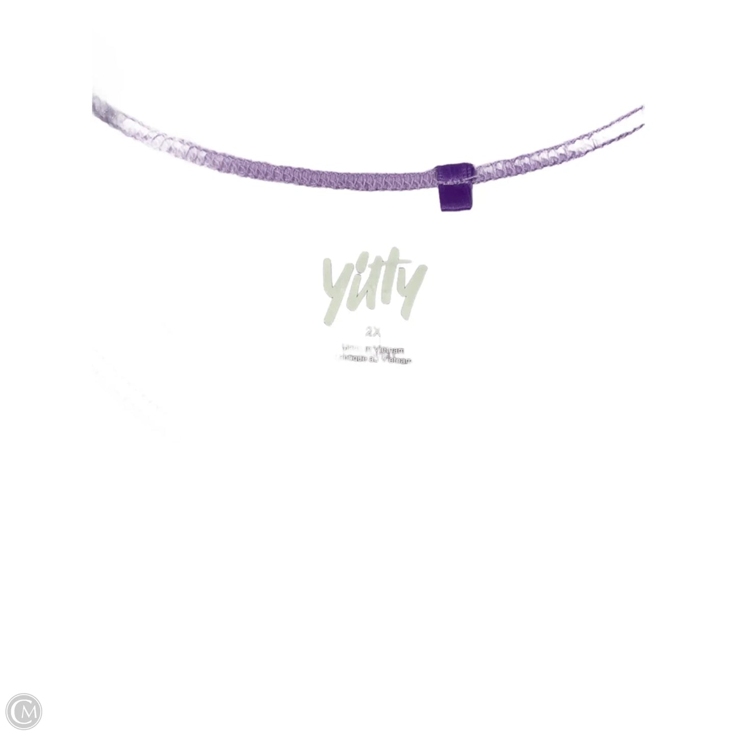 Top Short Sleeve By Yitty In Purple, Size: 2x