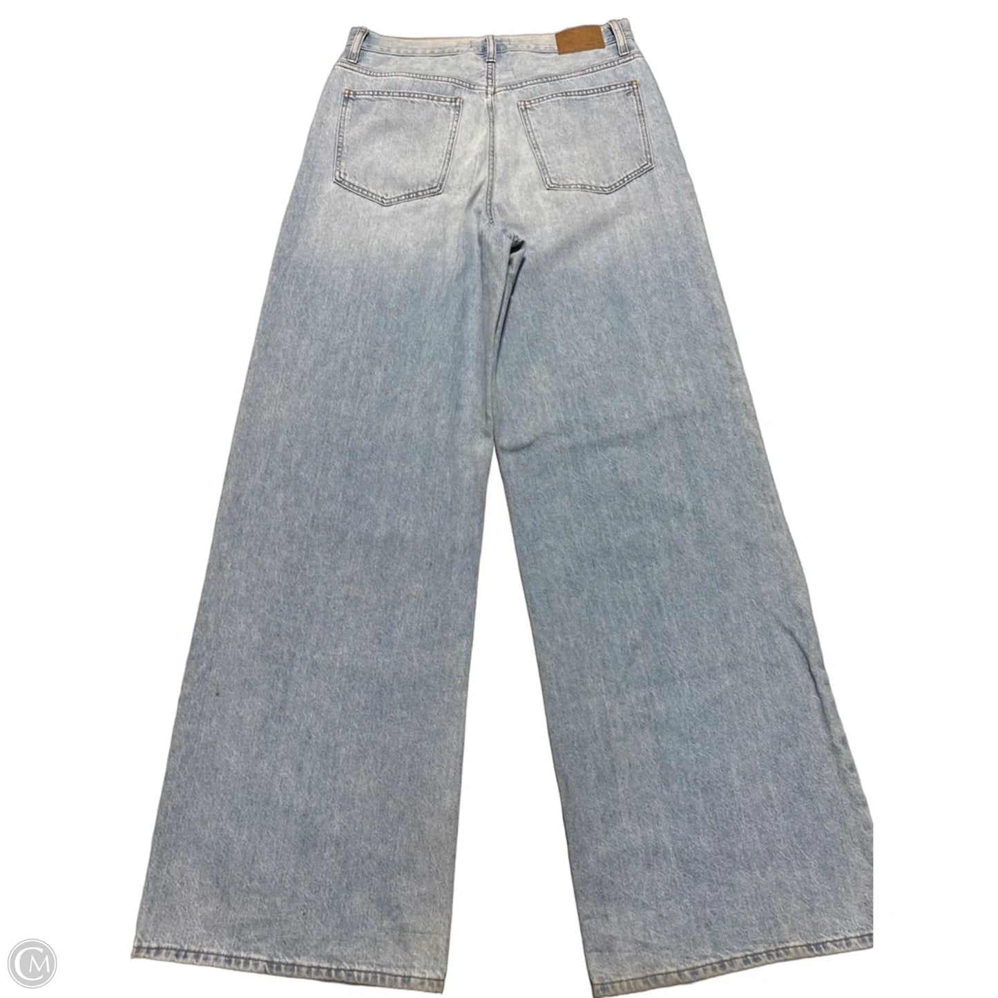 Jeans Wide Leg By Madewell In Blue Denim, Size: 8