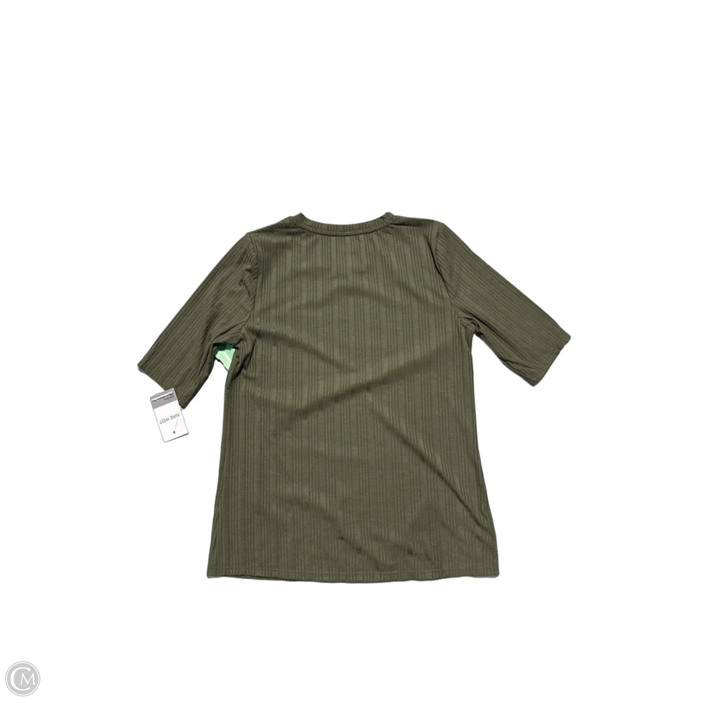 Top Short Sleeve By Nine West In Green, Size: S