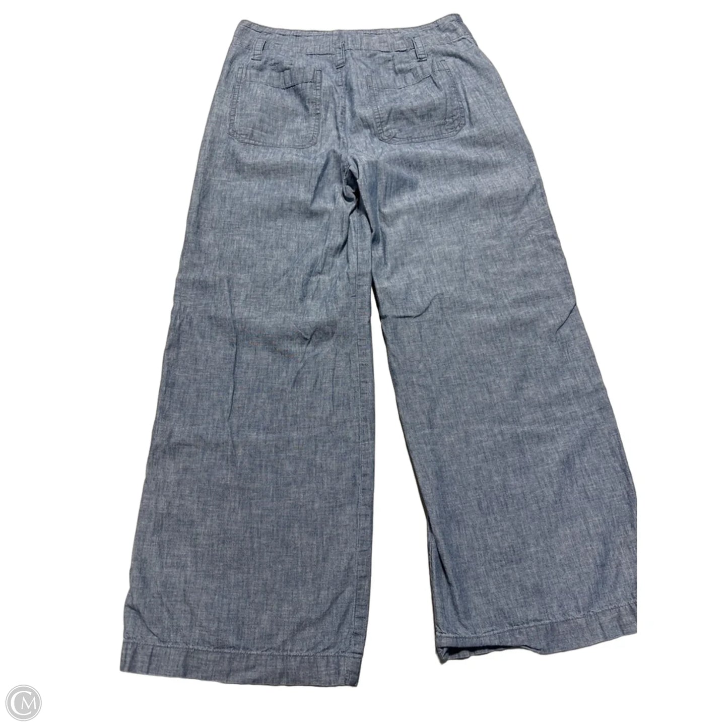 Jeans Wide Leg By Gap In Blue Denim, Size: 8