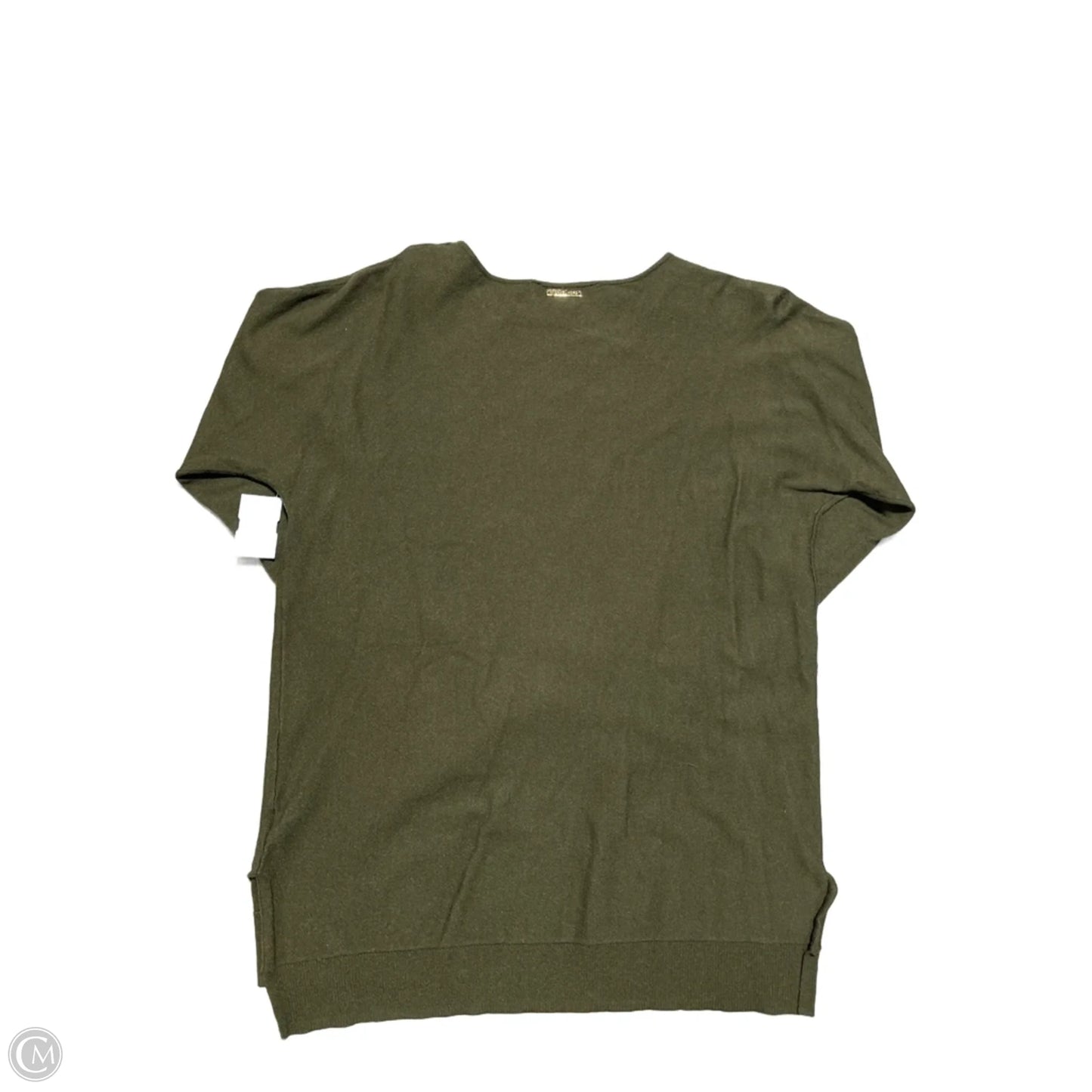 Top Long Sleeve By Michael By Michael Kors In Green, Size: S