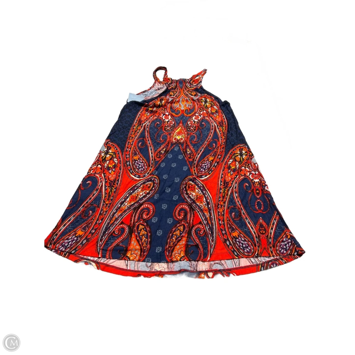 Dress Casual Short By Lascana In Blue & Red, Size: M