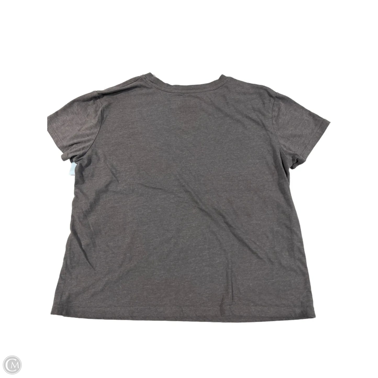 Top Short Sleeve By Modern Lux In Grey, Size: L