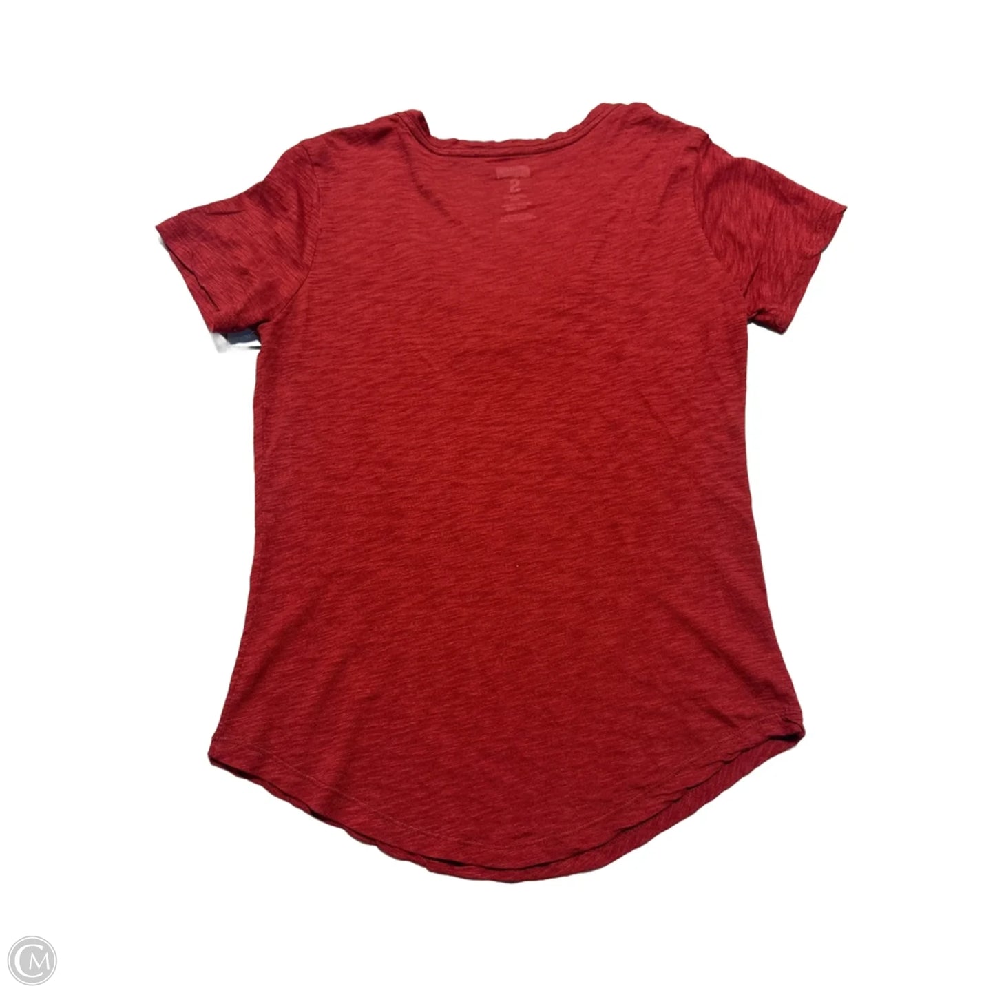 Top Short Sleeve By Cmb In Red, Size: S