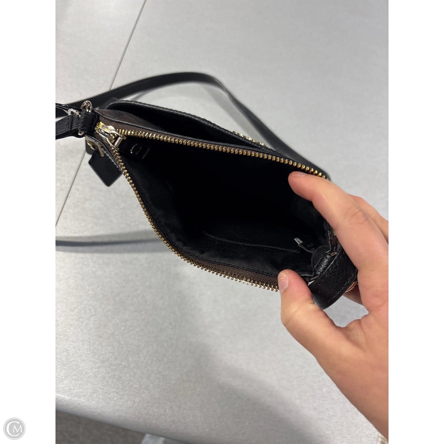 Crossbody Designer By Coach, Size: Medium