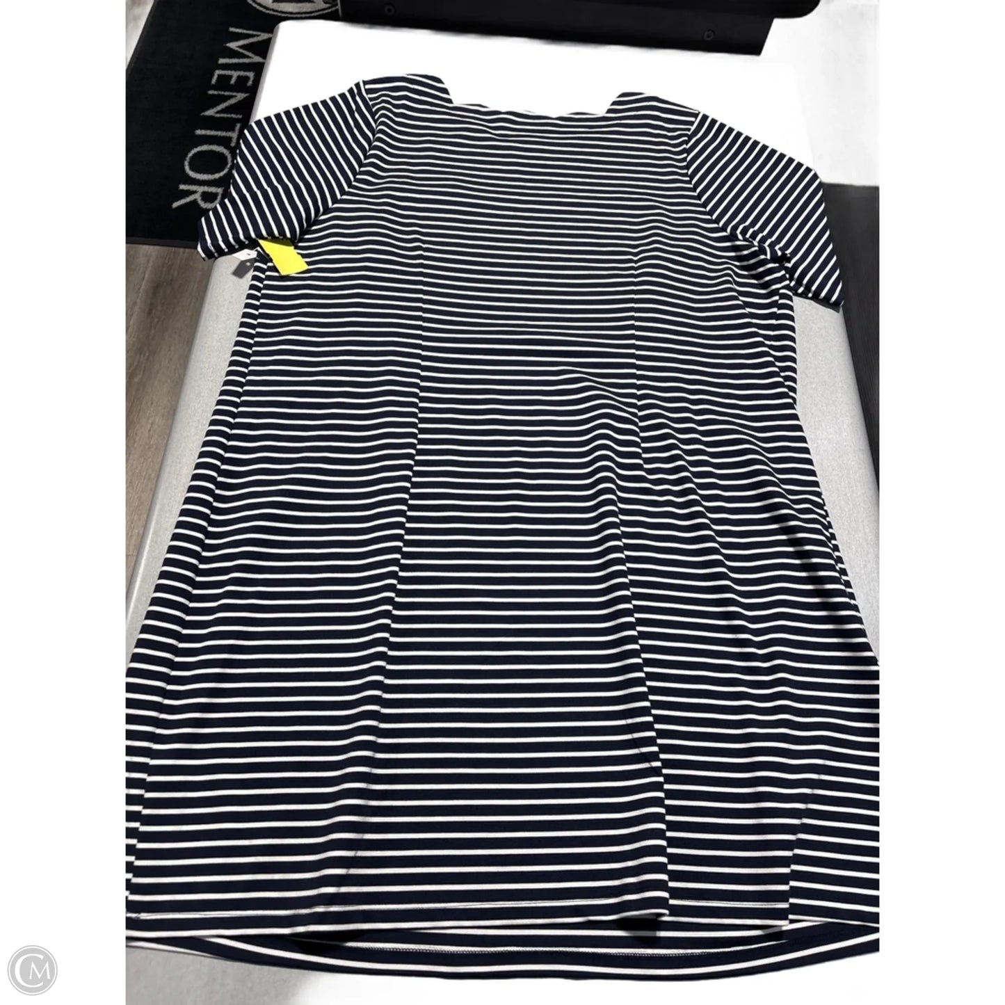 Dress Casual Midi By Croft And Barrow In Striped Pattern, Size: 2x