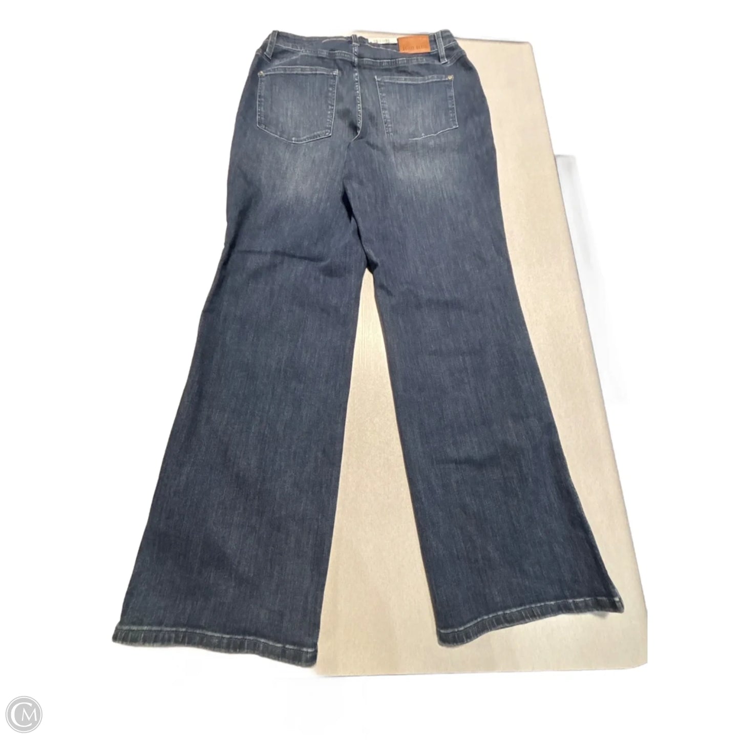 Jeans Straight By Judy Blue In Blue Denim, Size: 16