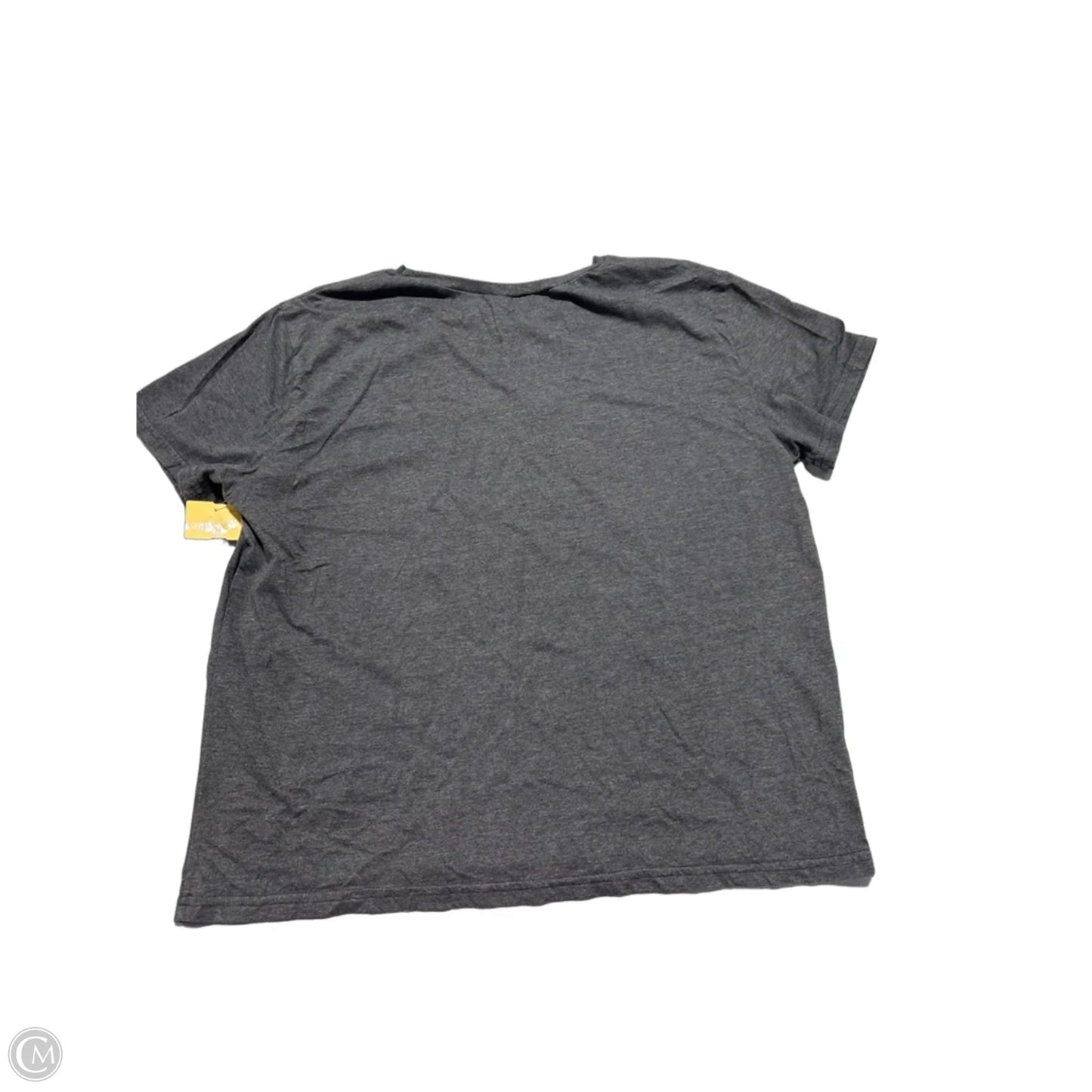 Top Short Sleeve By Cmc In Grey, Size: Xl