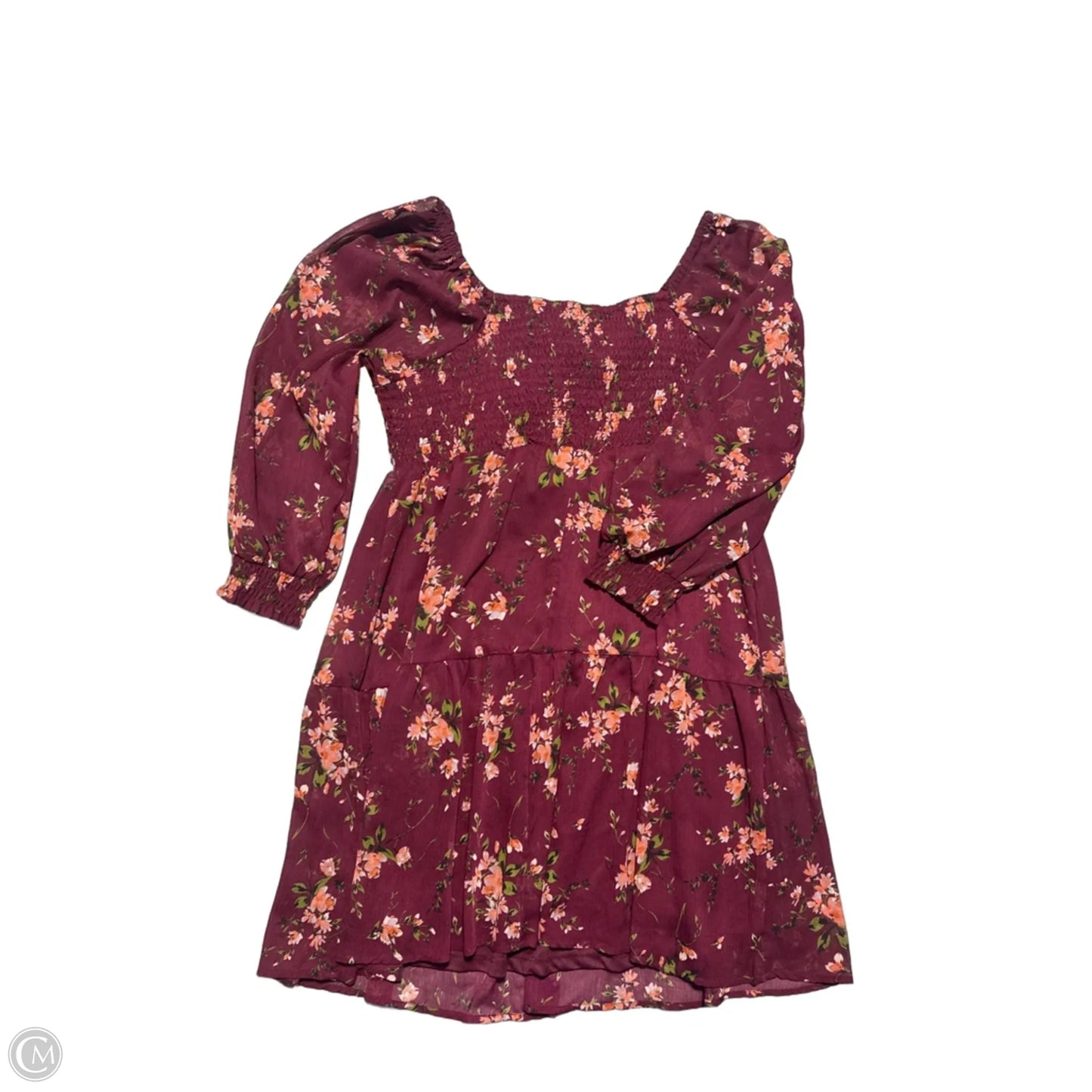 Dress Casual Short By Maurices In Maroon, Size: 0x