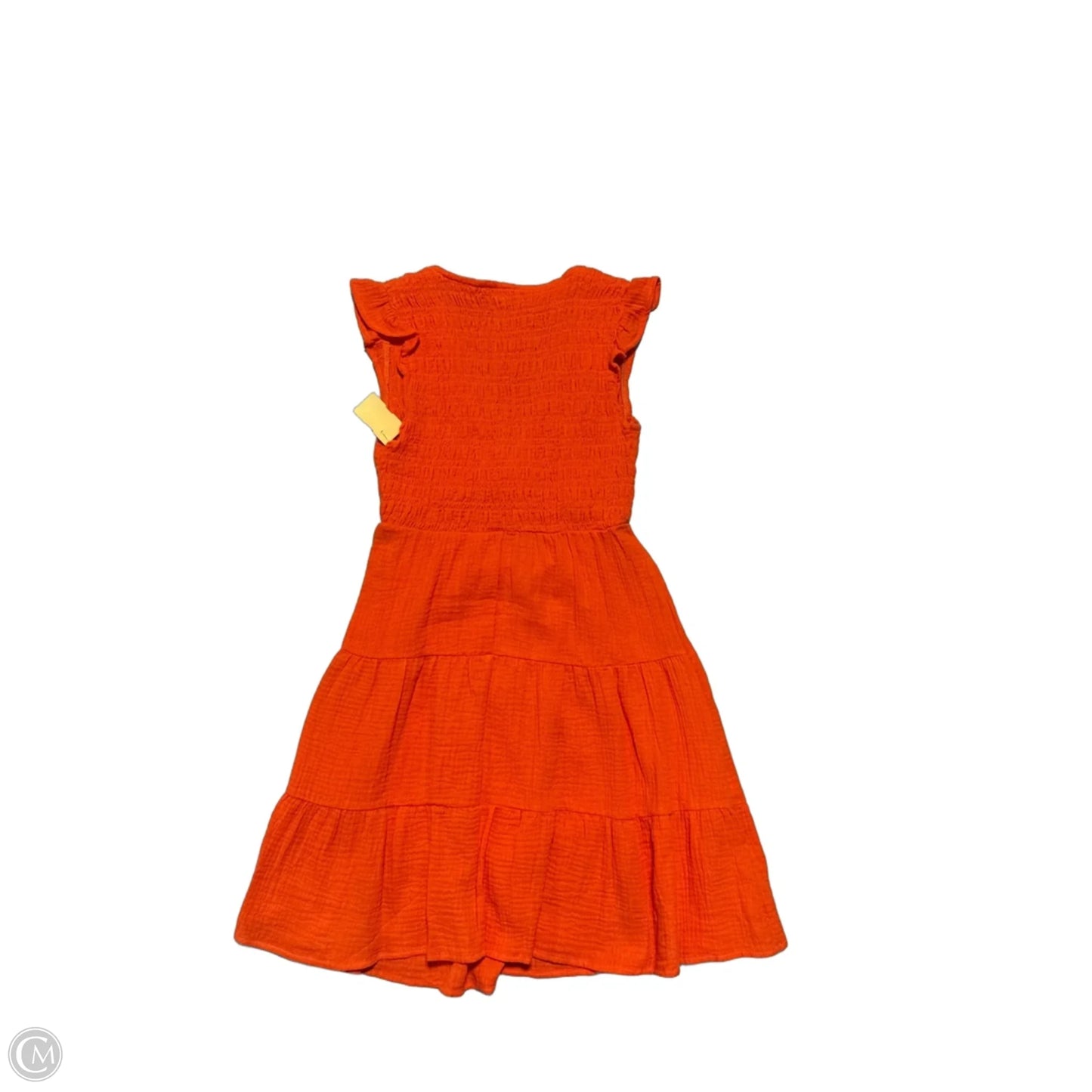 Dress Casual Short By Cme In Orange, Size: S