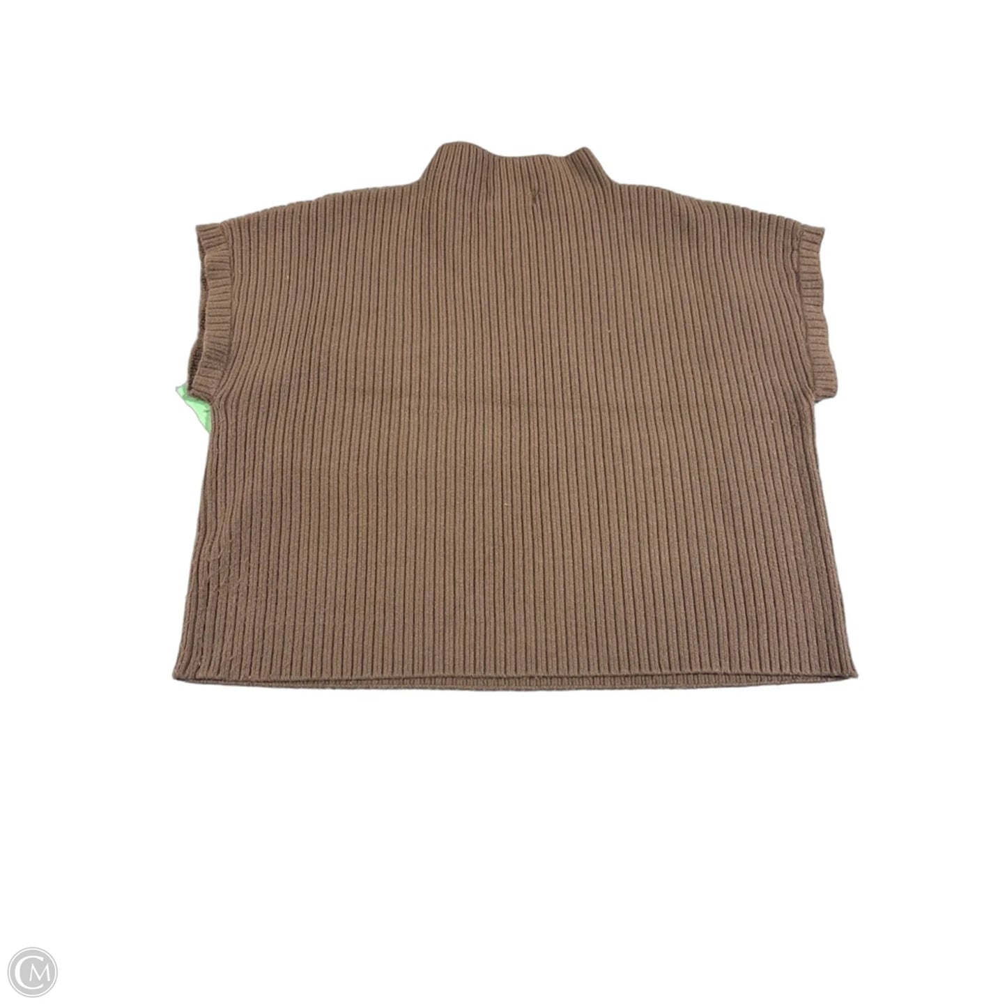 Sweater Short Sleeve By Urban Daizy In Brown, Size: M