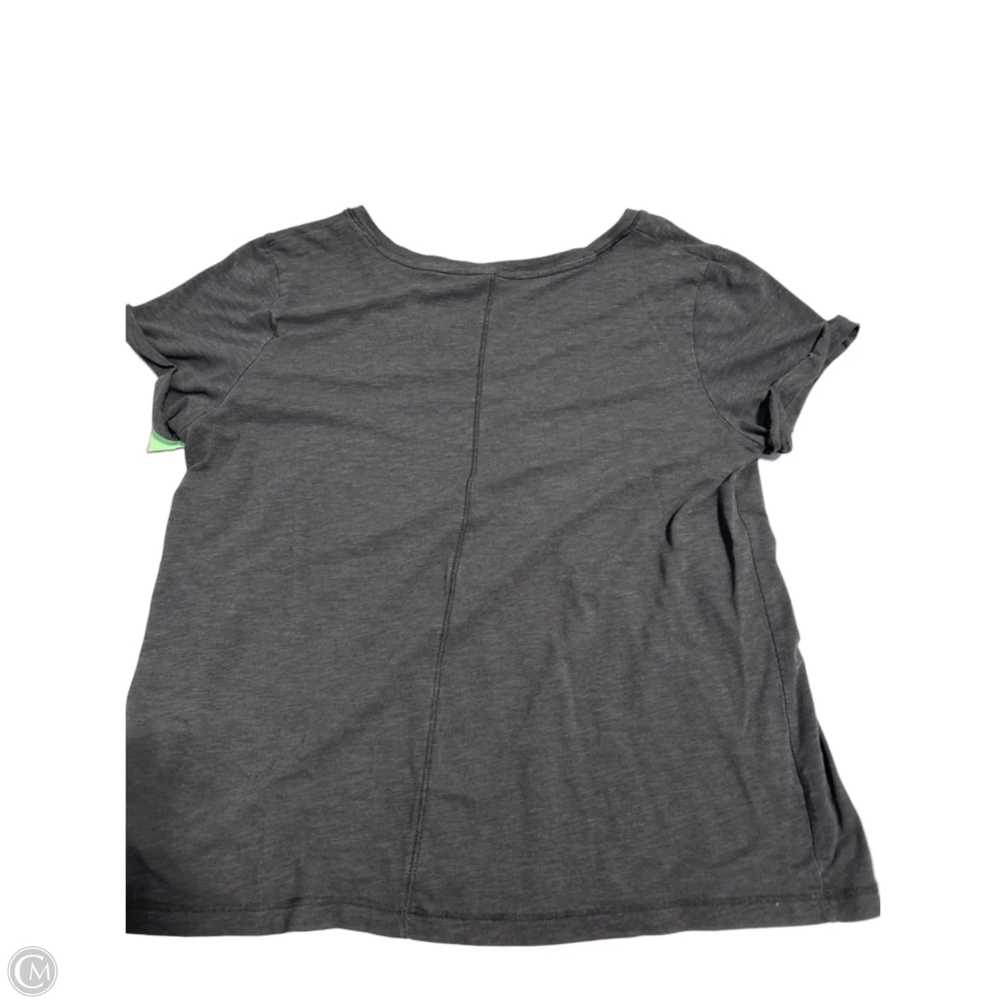 Top Short Sleeve Basic By Max Studio In Black, Size: L