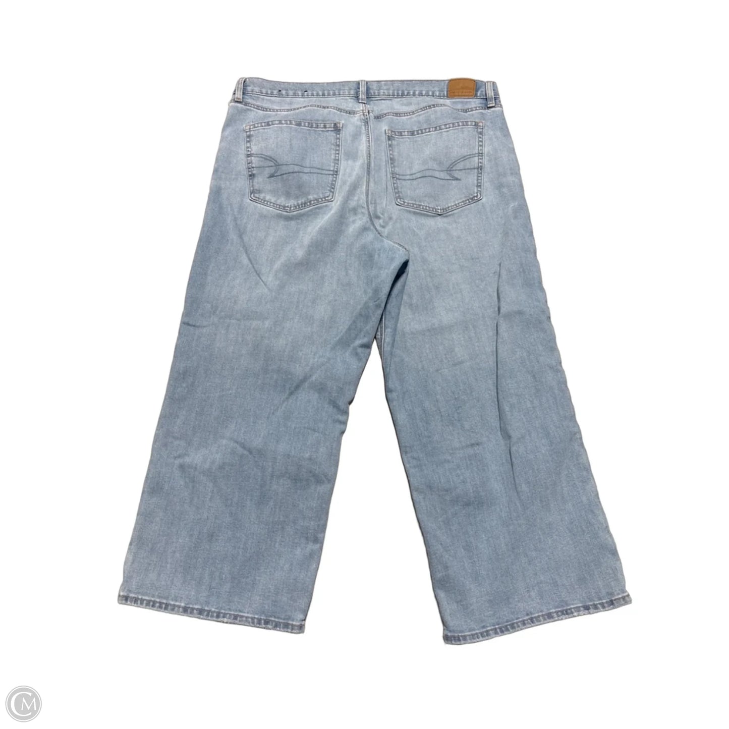 Jeans Wide Leg By American Eagle In Blue, Size: 20