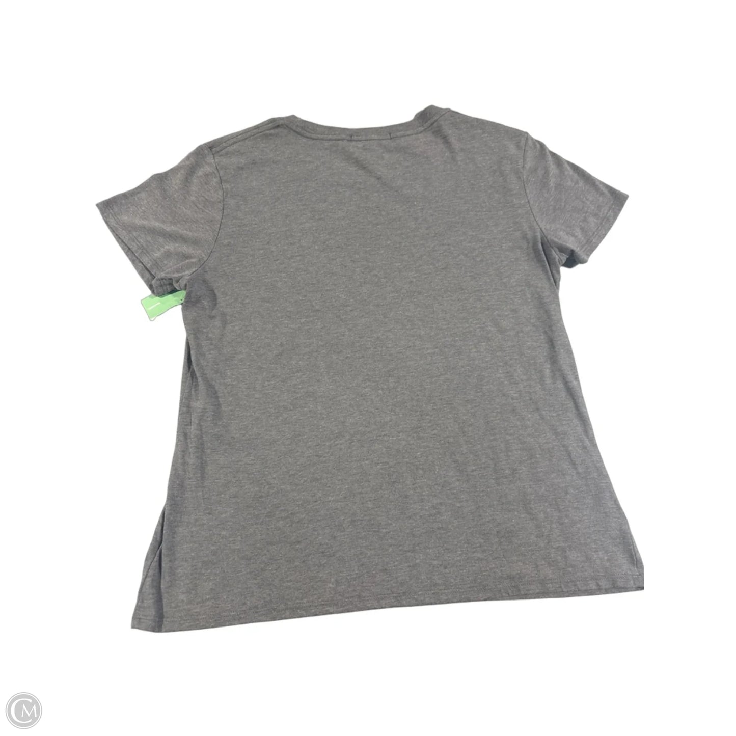 Top Short Sleeve By Cmc In Grey, Size: M