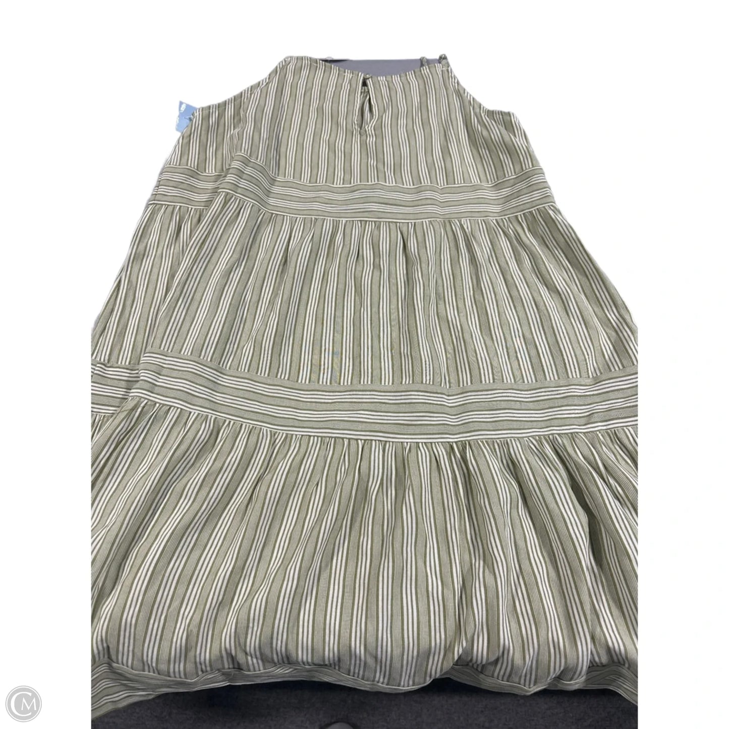 Dress Casual Short By Staccato In Green & White, Size: L