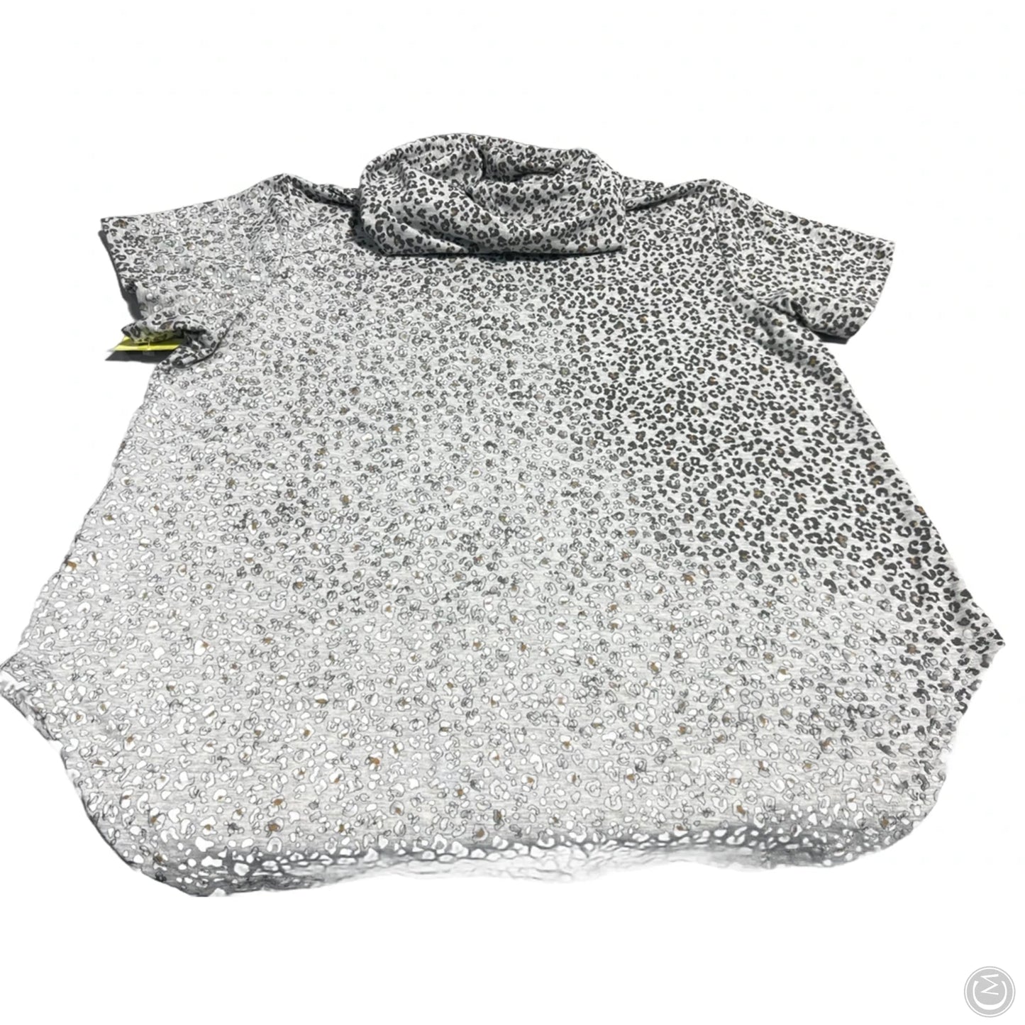 Top Short Sleeve By Jane And Delancey In Animal Print, Size: 1x