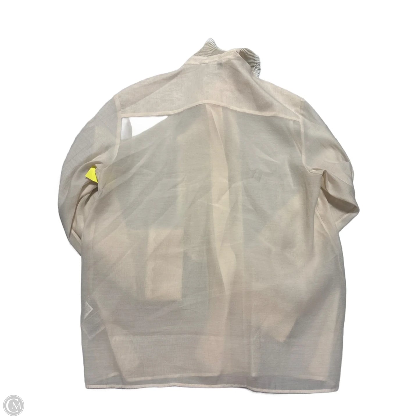 Top Long Sleeve By H&m In Cream, Size: S