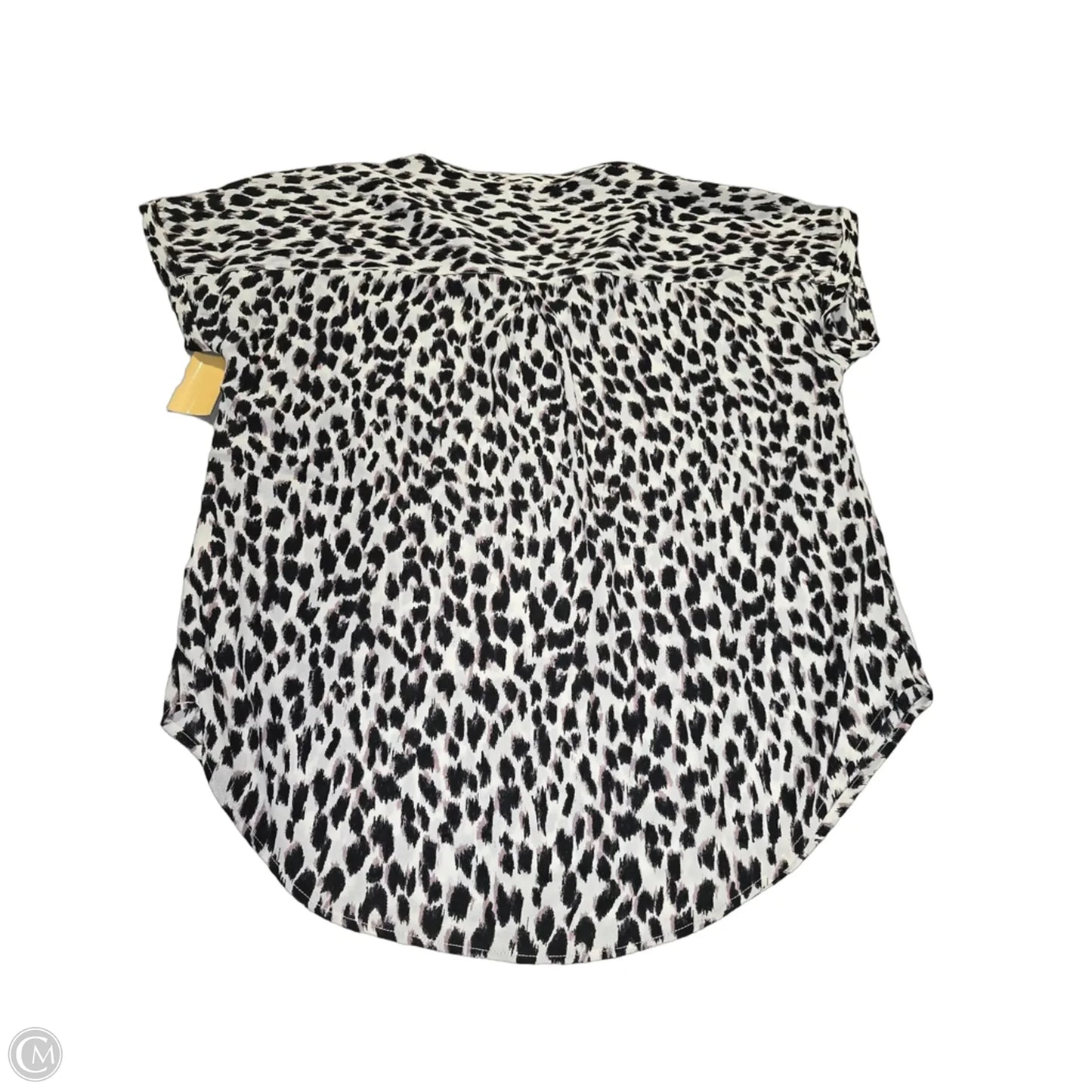 Blouse Short Sleeve By Maurices In Animal Print, Size: Xs