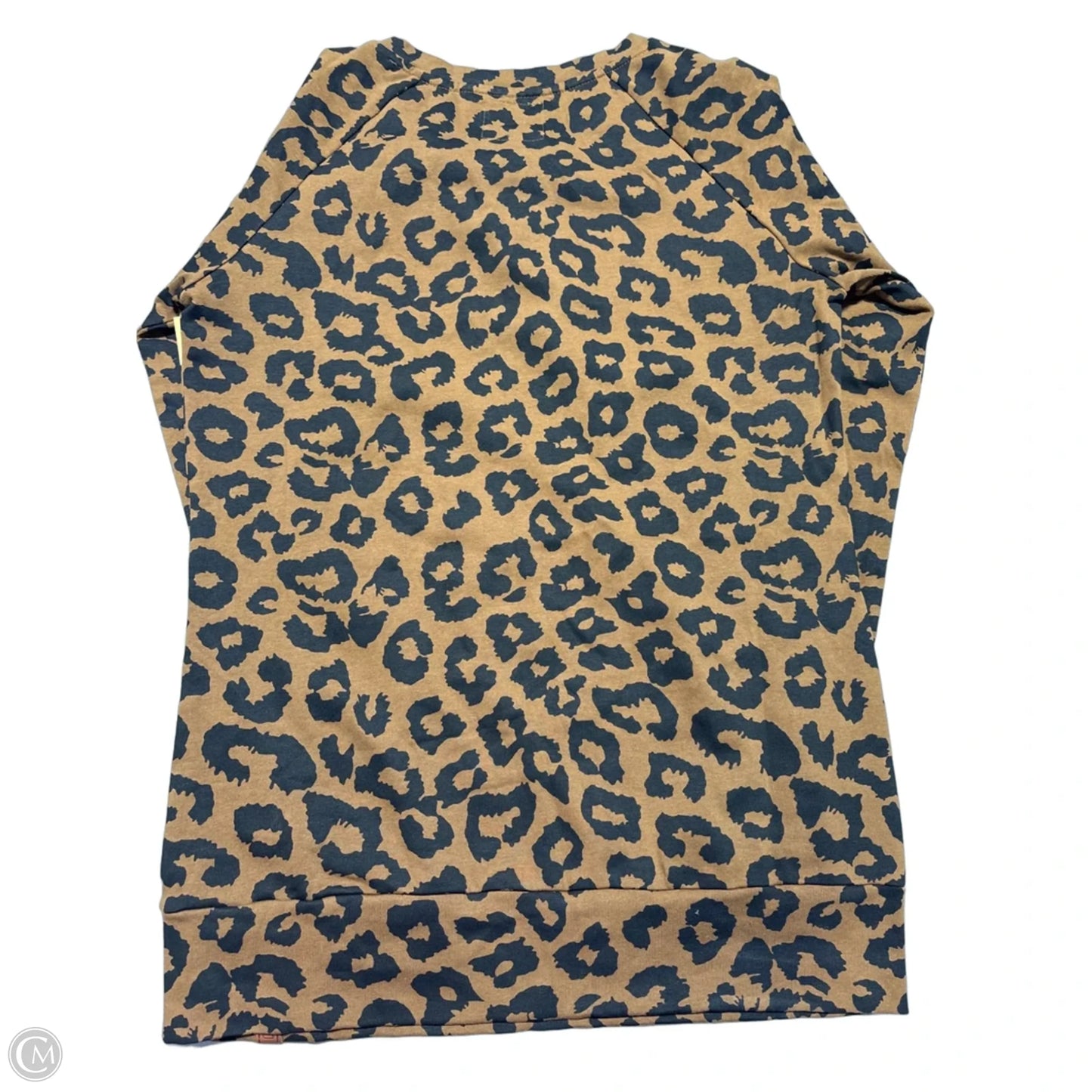 Top Long Sleeve Basic By Cmc In Animal Print, Size: S