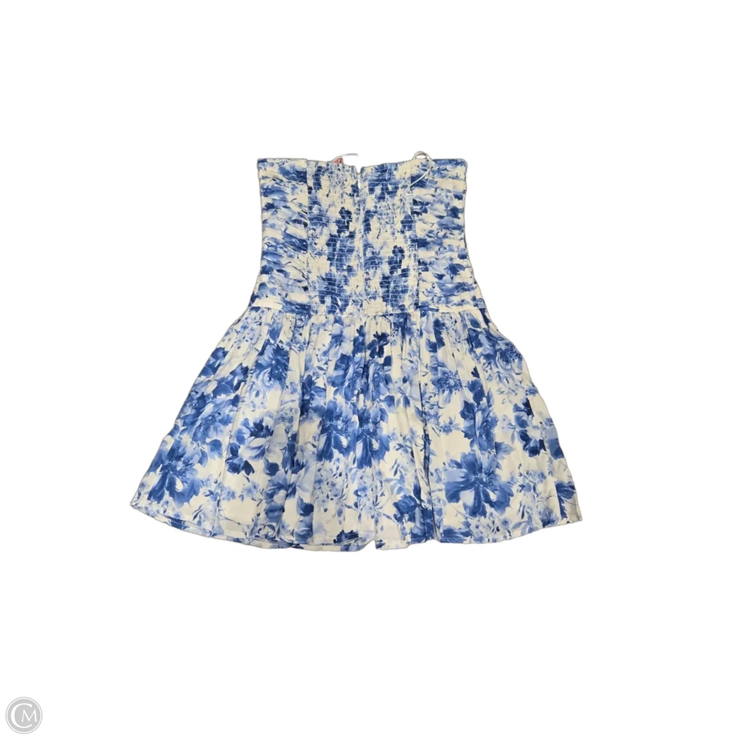 Dress Casual Short By Abercrombie And Fitch In Blue & White, Size: Xs