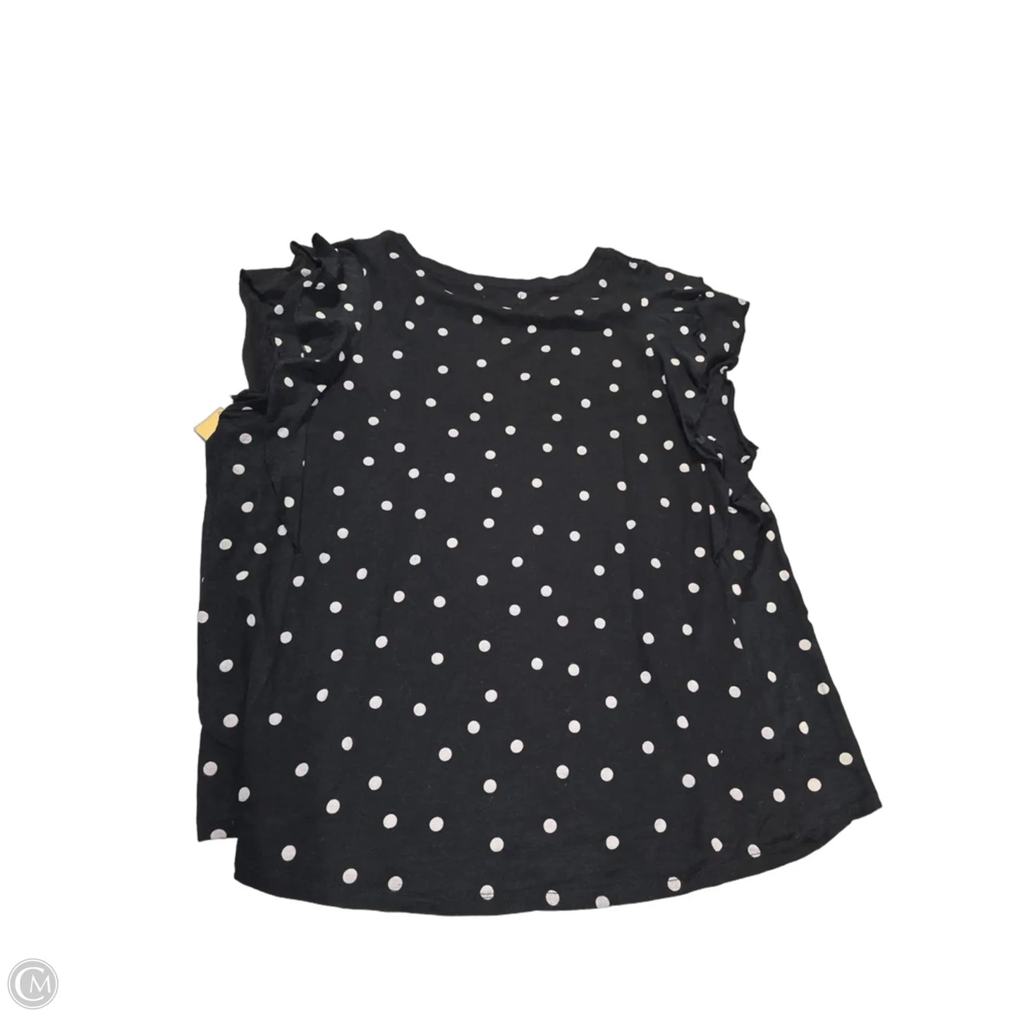 Top Short Sleeve By Maurices In Polkadot Pattern, Size: 1x