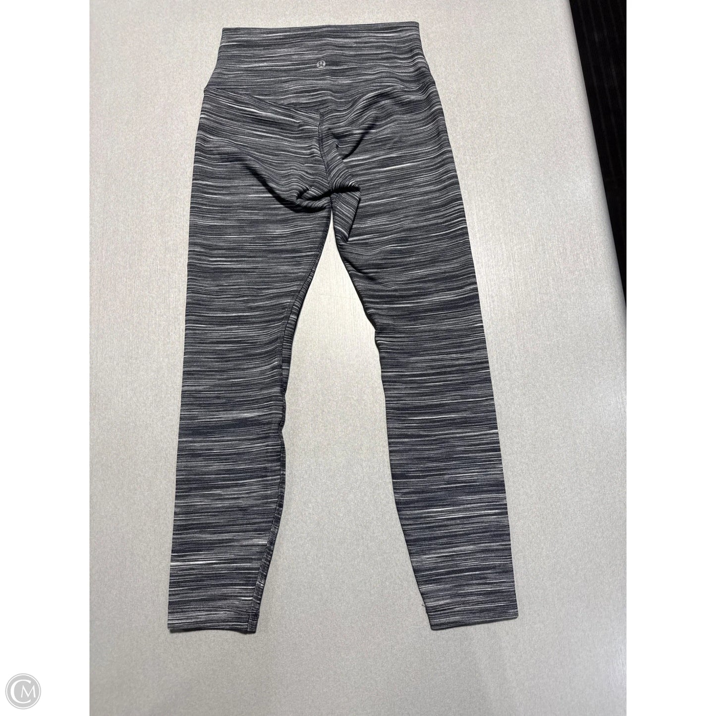 Athletic Leggings By Lululemon In Black & White, Size: 6