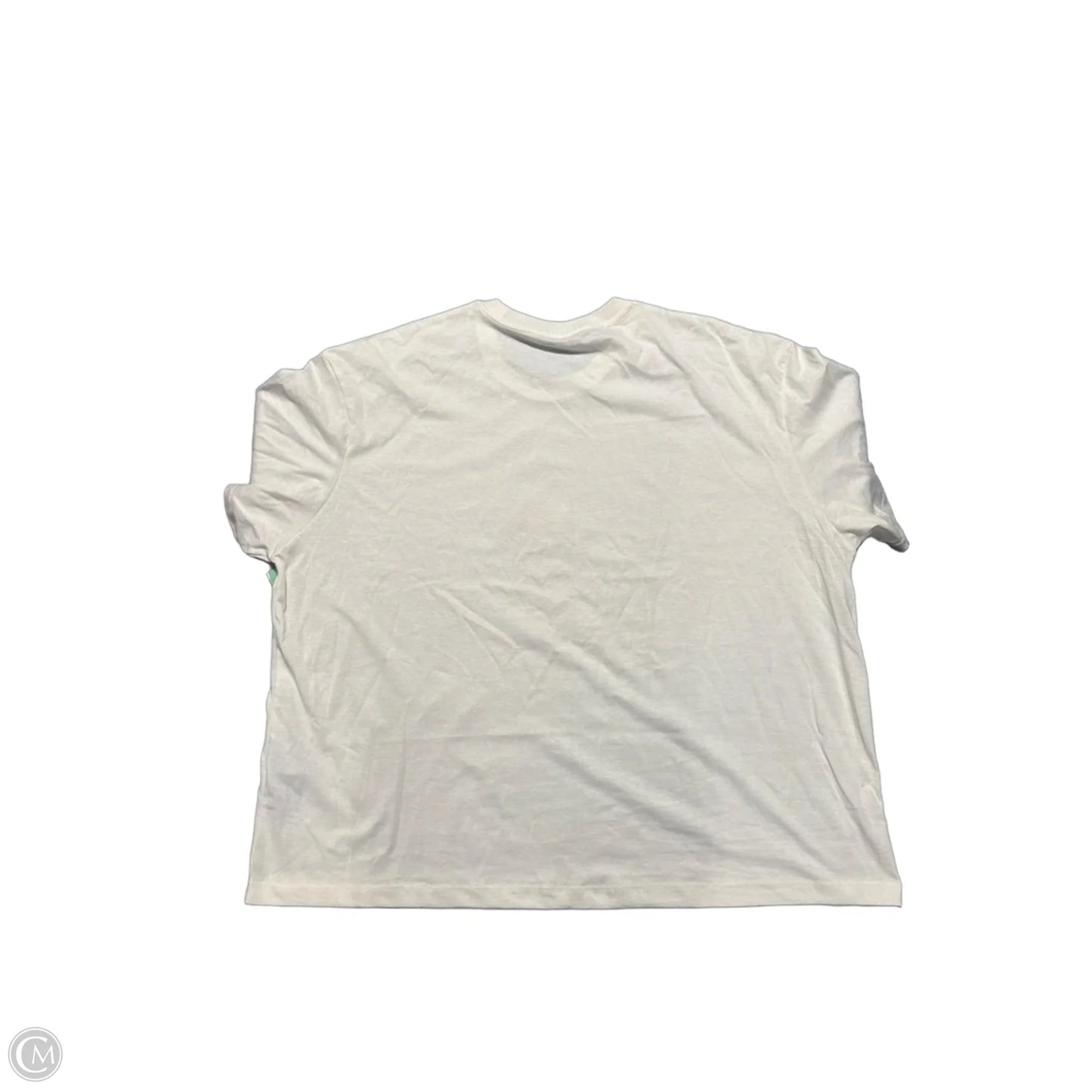 Top Short Sleeve Basic By Cmc In Cream, Size: 2x
