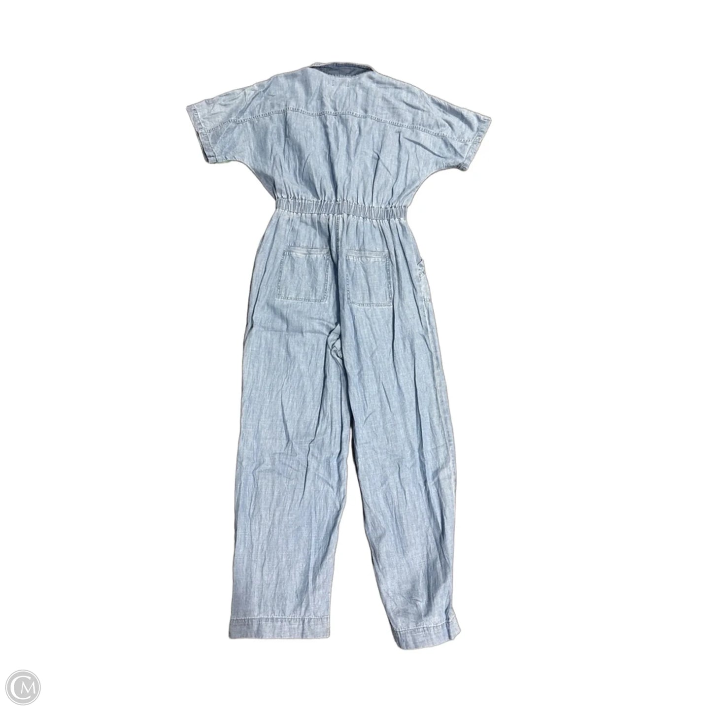 Romper By Universal Thread In Blue Denim, Size: S