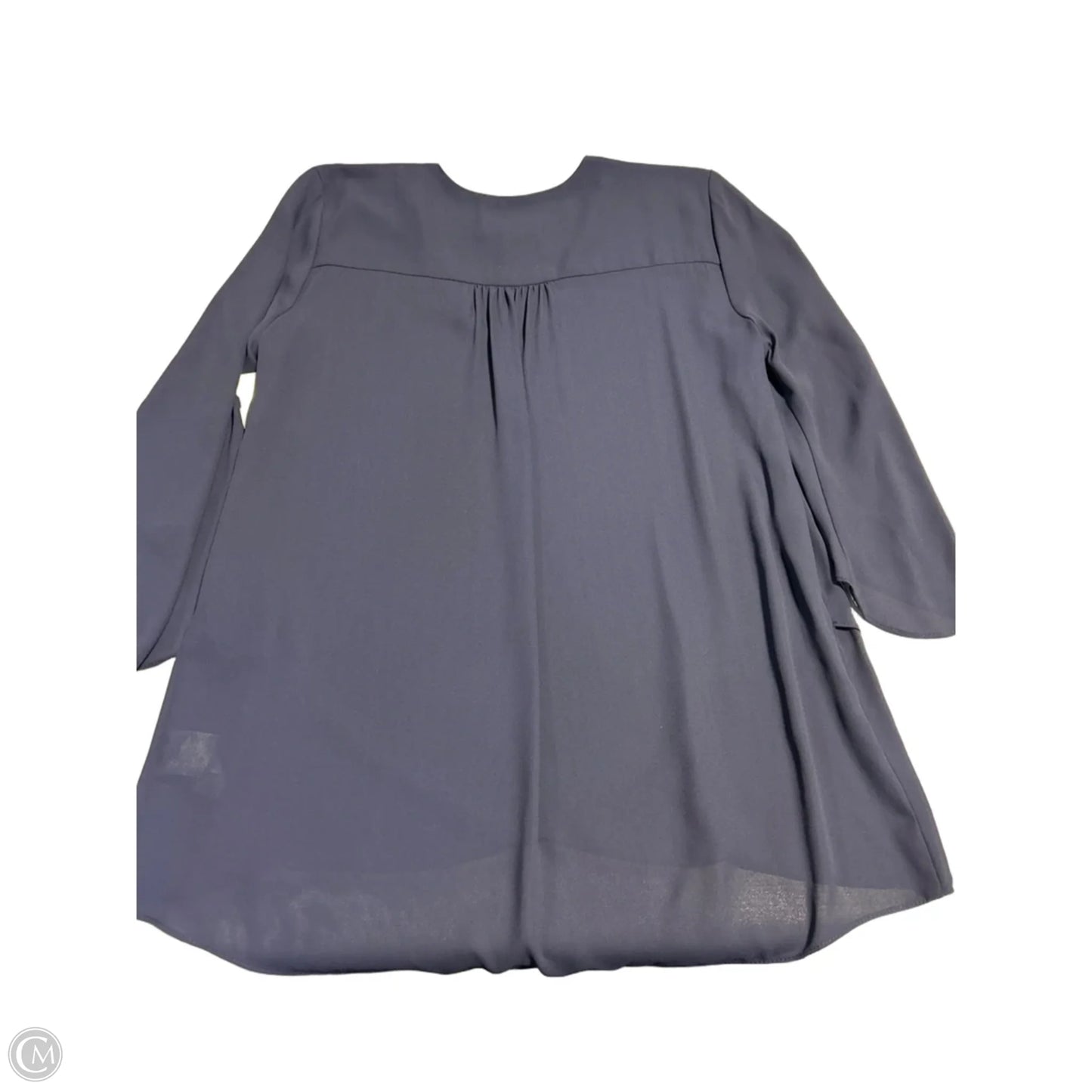 Top 3/4 Sleeve By Karen Kane In Blue, Size: M