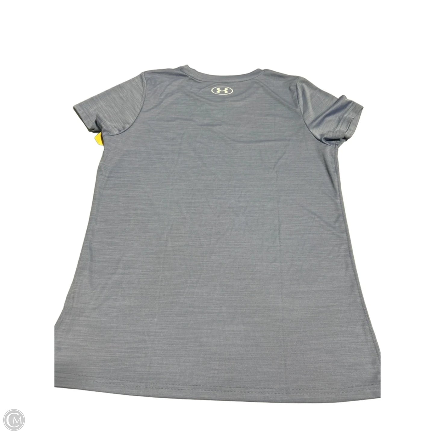 Athletic Top Short Sleeve By Under Armour In Purple, Size: L