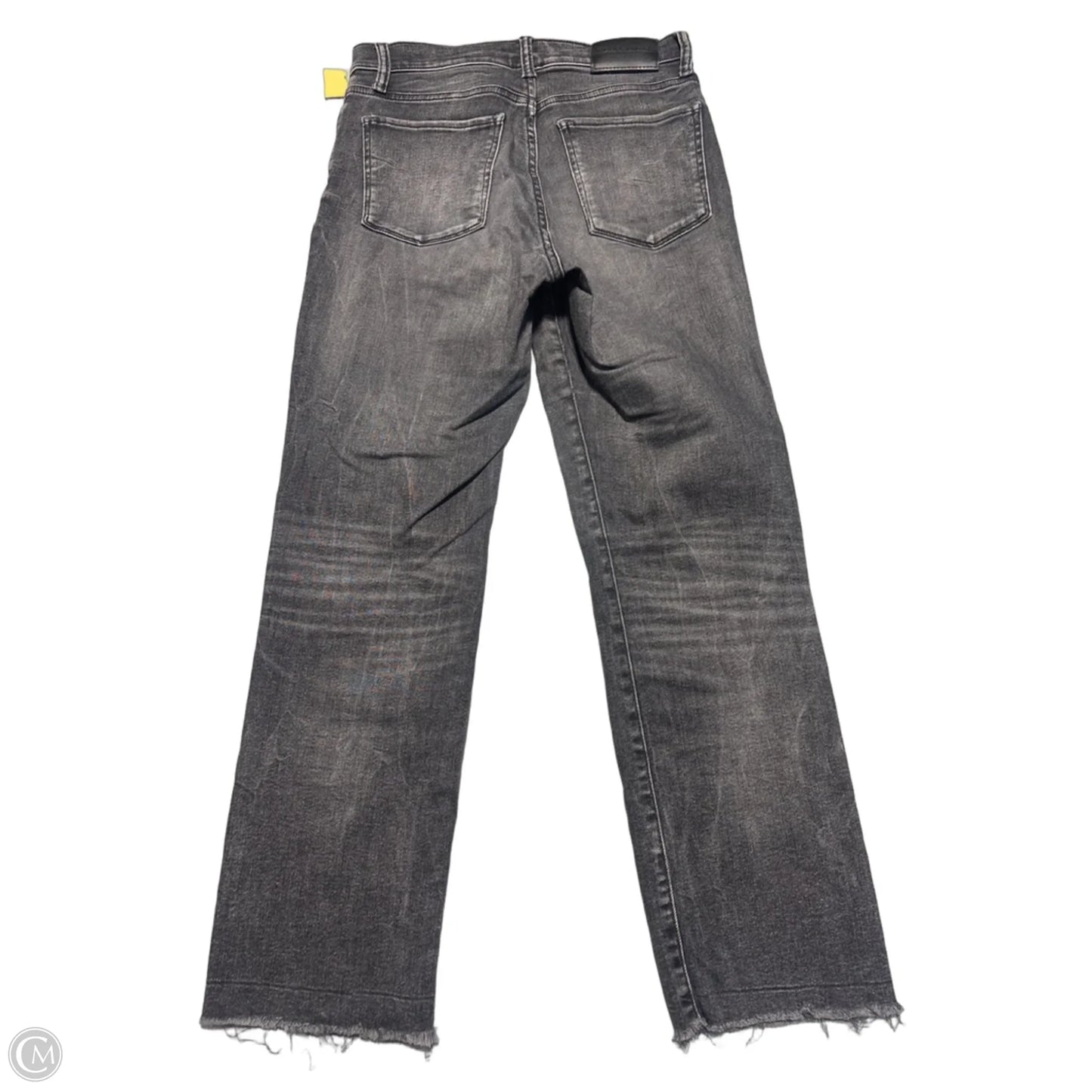 Jeans Straight By Lucky Brand In Black Denim, Size: 8