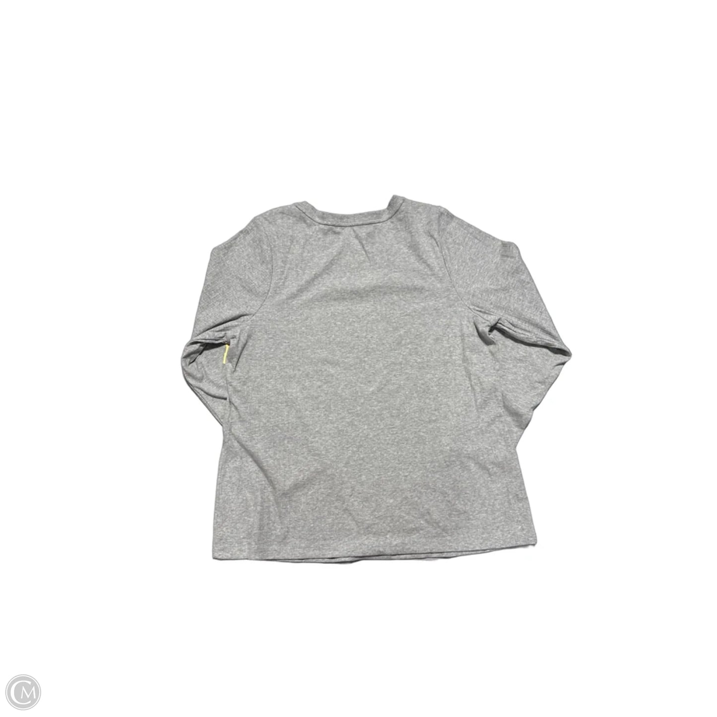 Top Long Sleeve By Ava & Viv In Grey, Size: 1x