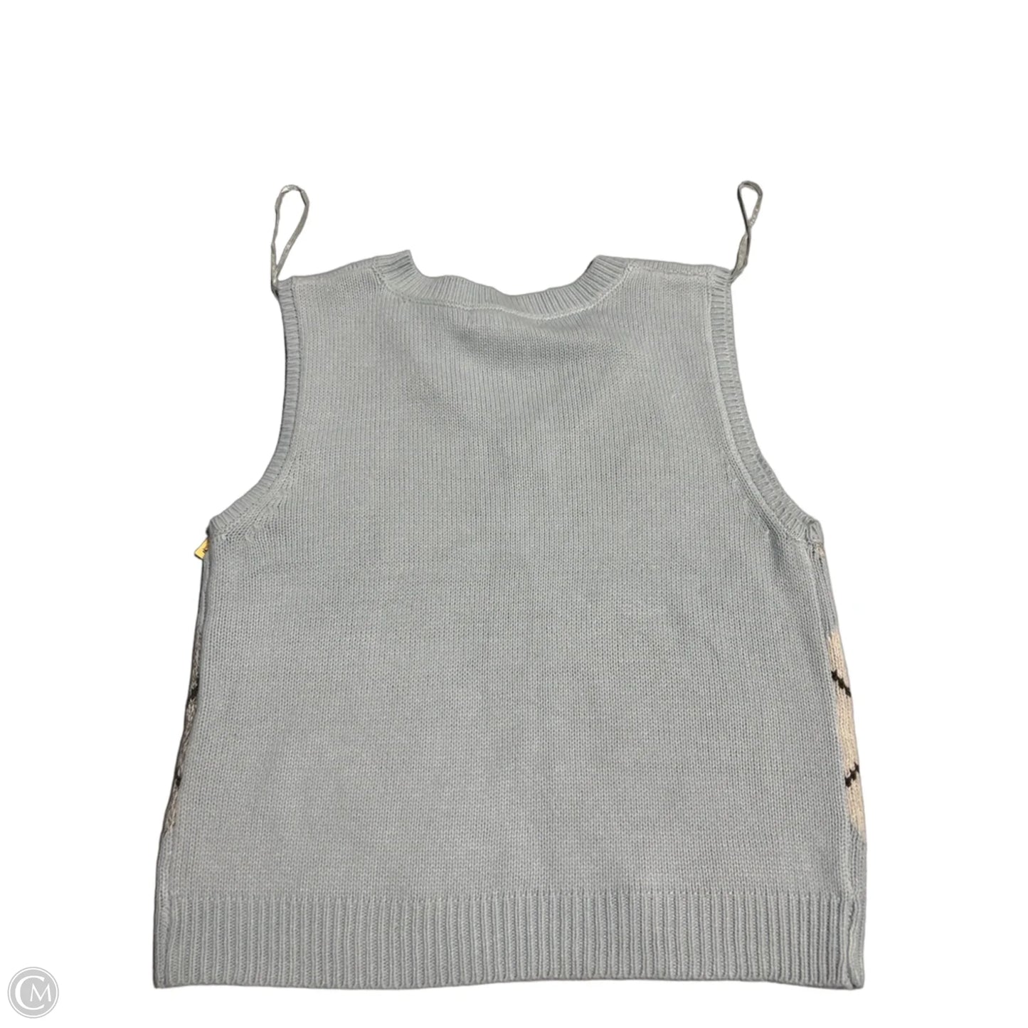 Vest Sweater By Moon And Madison In Blue, Size: M