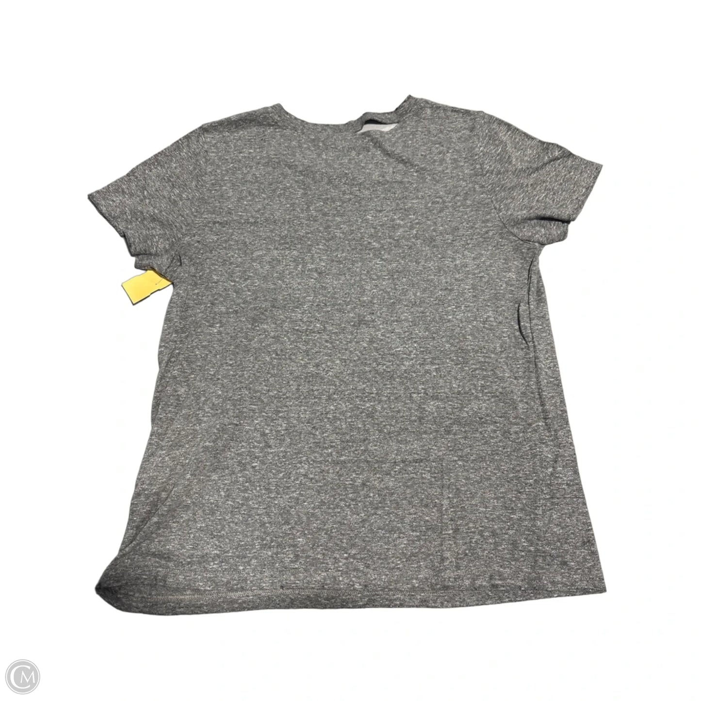 Top Short Sleeve By Cmc In Grey, Size: M