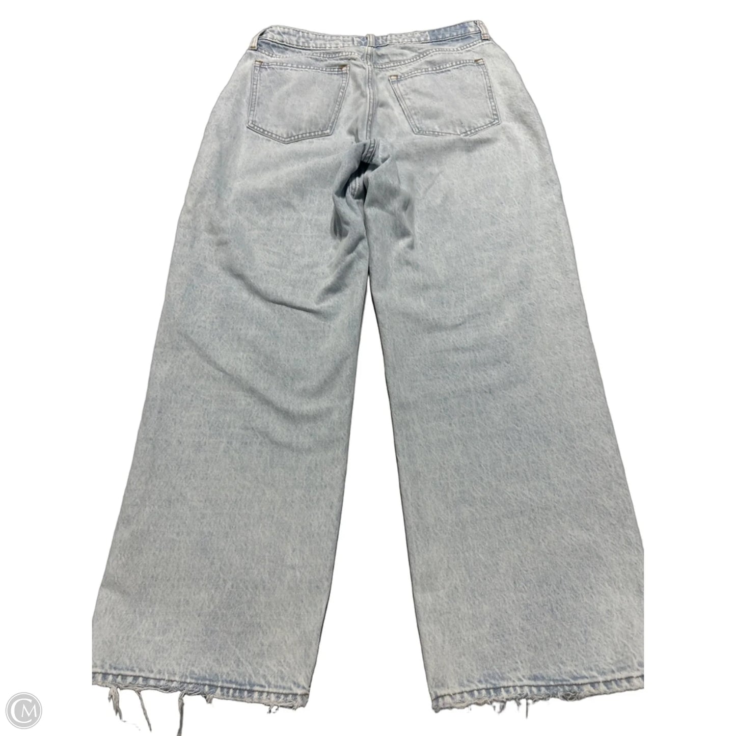 Jeans Straight By Abercrombie And Fitch In Blue Denim, Size: 12