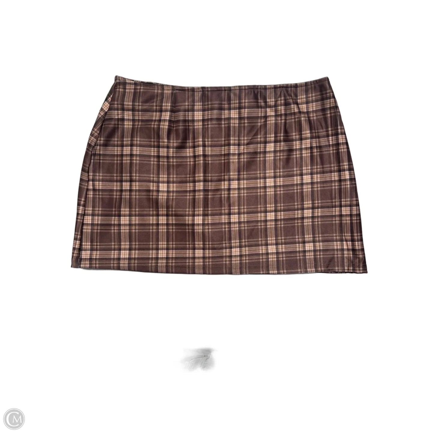 Skirt Mini & Short By Cmc In Brown, Size: Xl