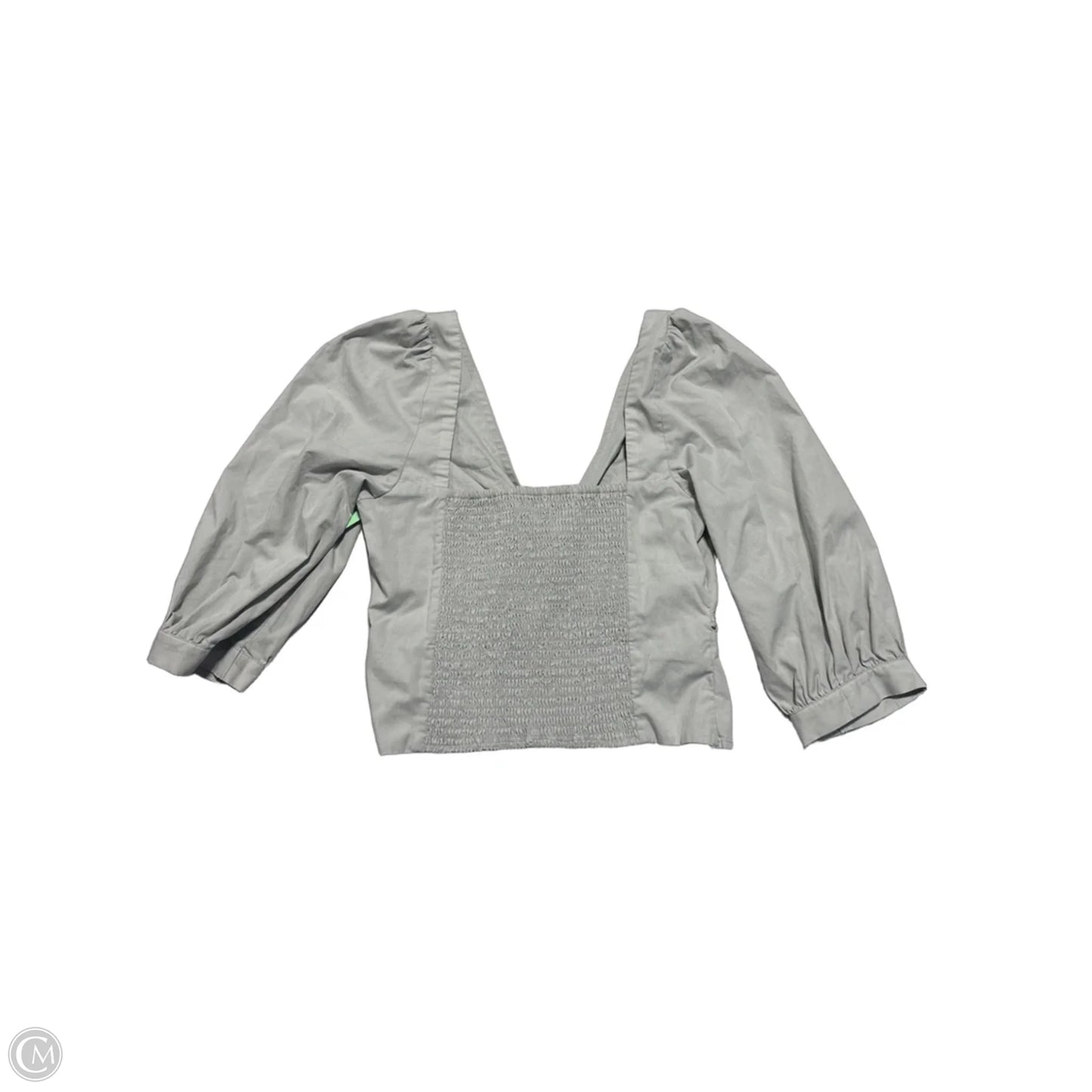 Top 3/4 Sleeve By Abercrombie And Fitch In Green, Size: M