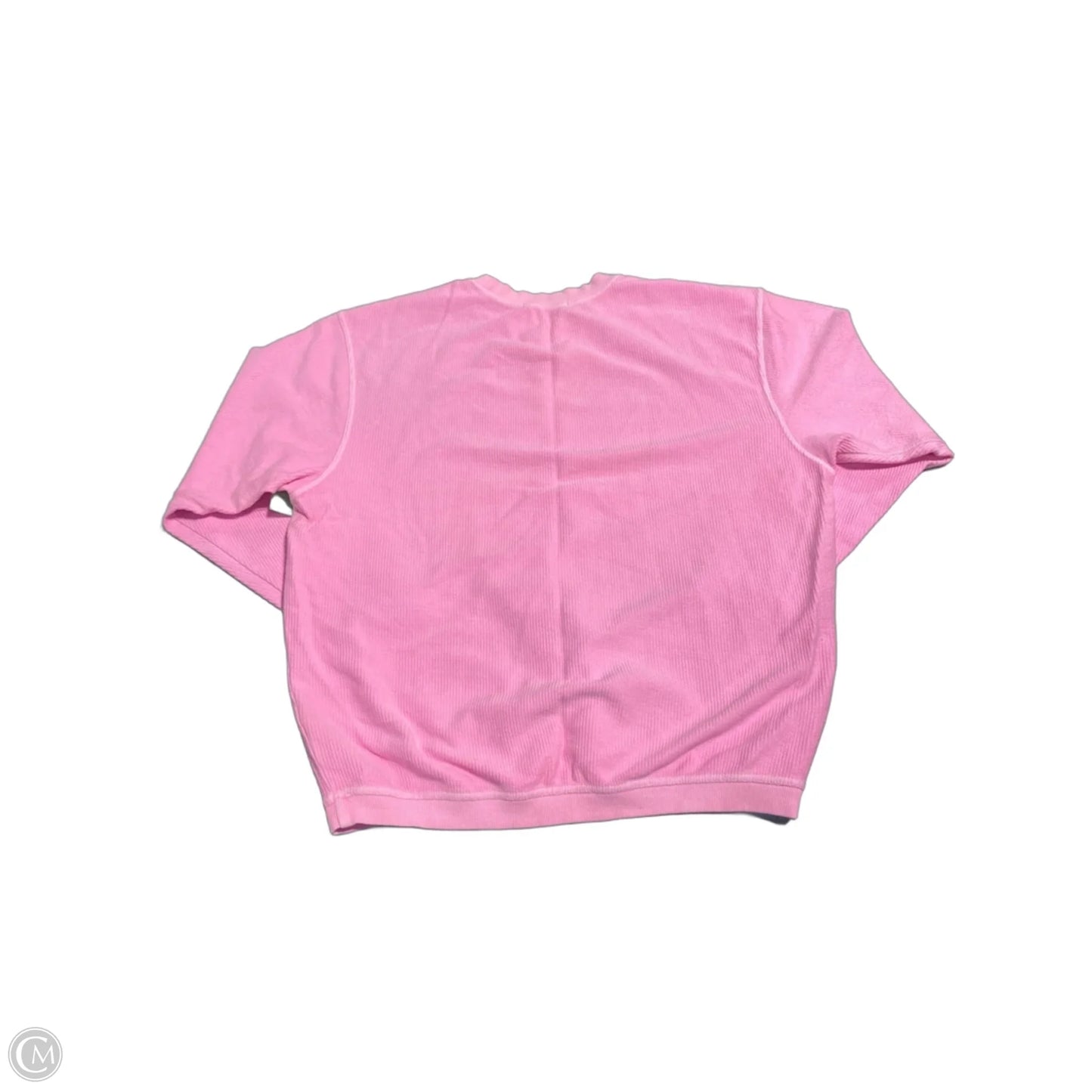 Top Long Sleeve By Cmc In Pink, Size: L