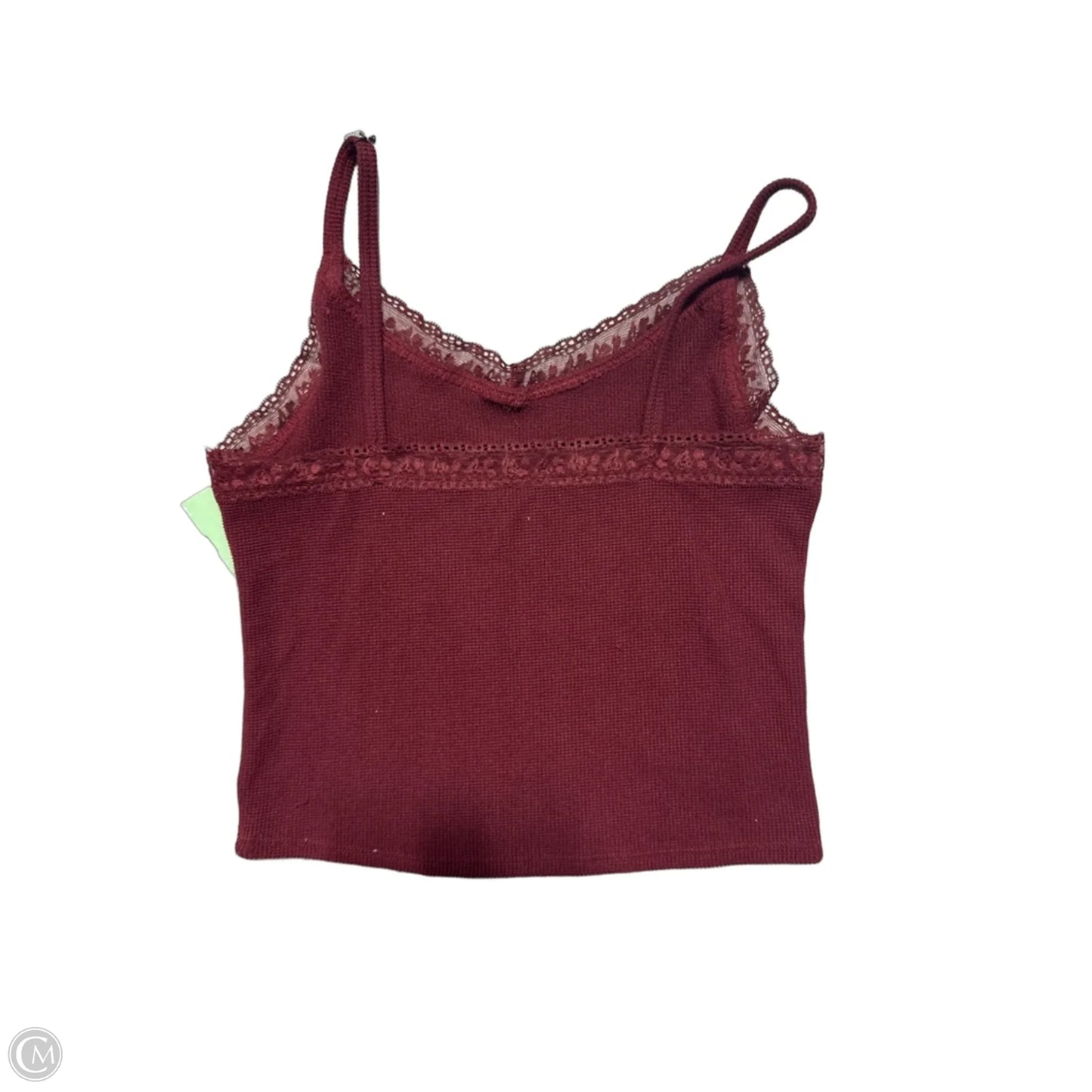 Tank Top By Gilly Hicks In Maroon, Size: S