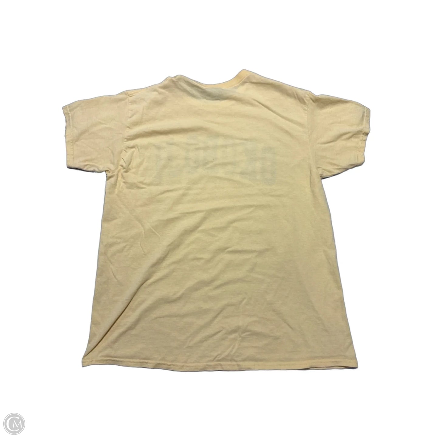 Top Short Sleeve Basic By Gildan In Yellow, Size: L