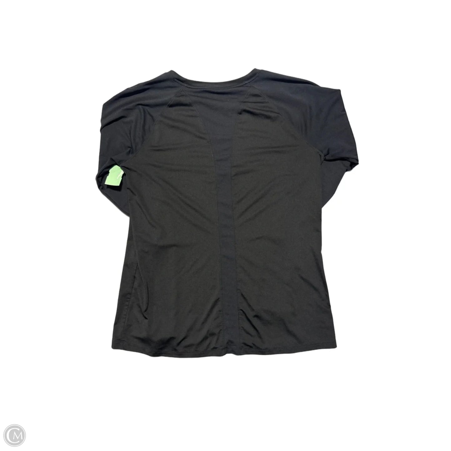 Top Long Sleeve By Under Armour In Black, Size: M