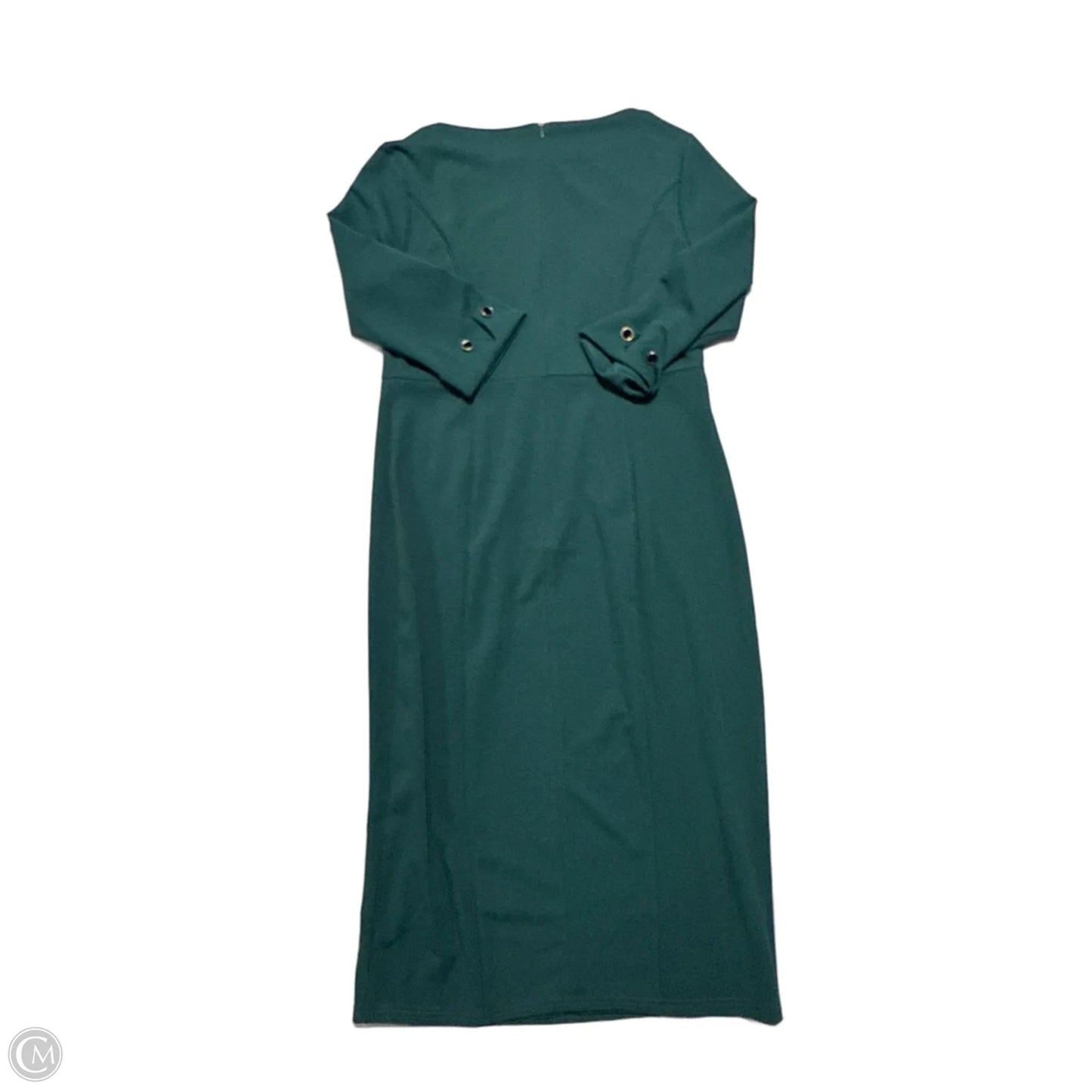 Dress Casual Midi By Allegra K In Green, Size: M