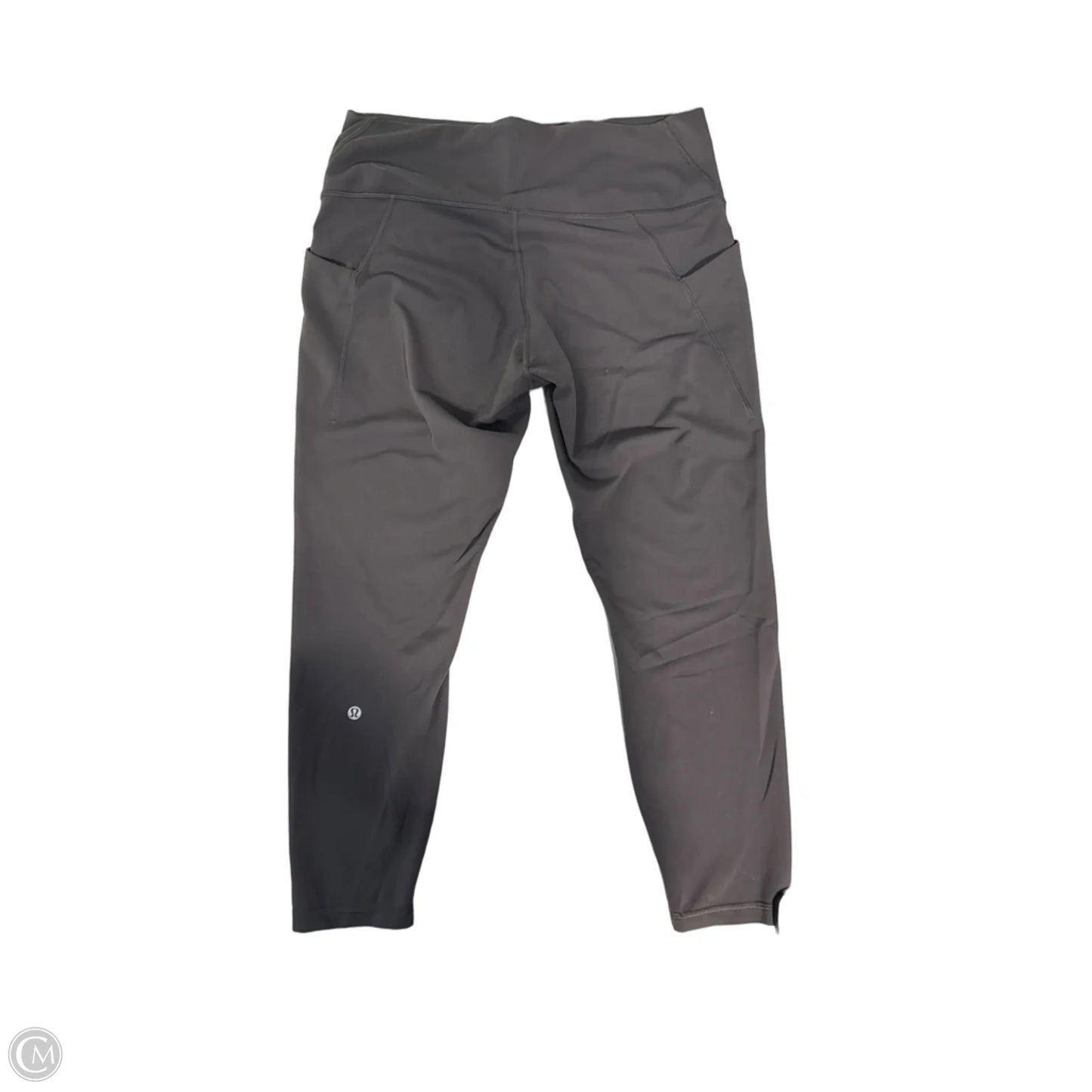 Athletic Leggings By Lululemon In Grey, Size: 14