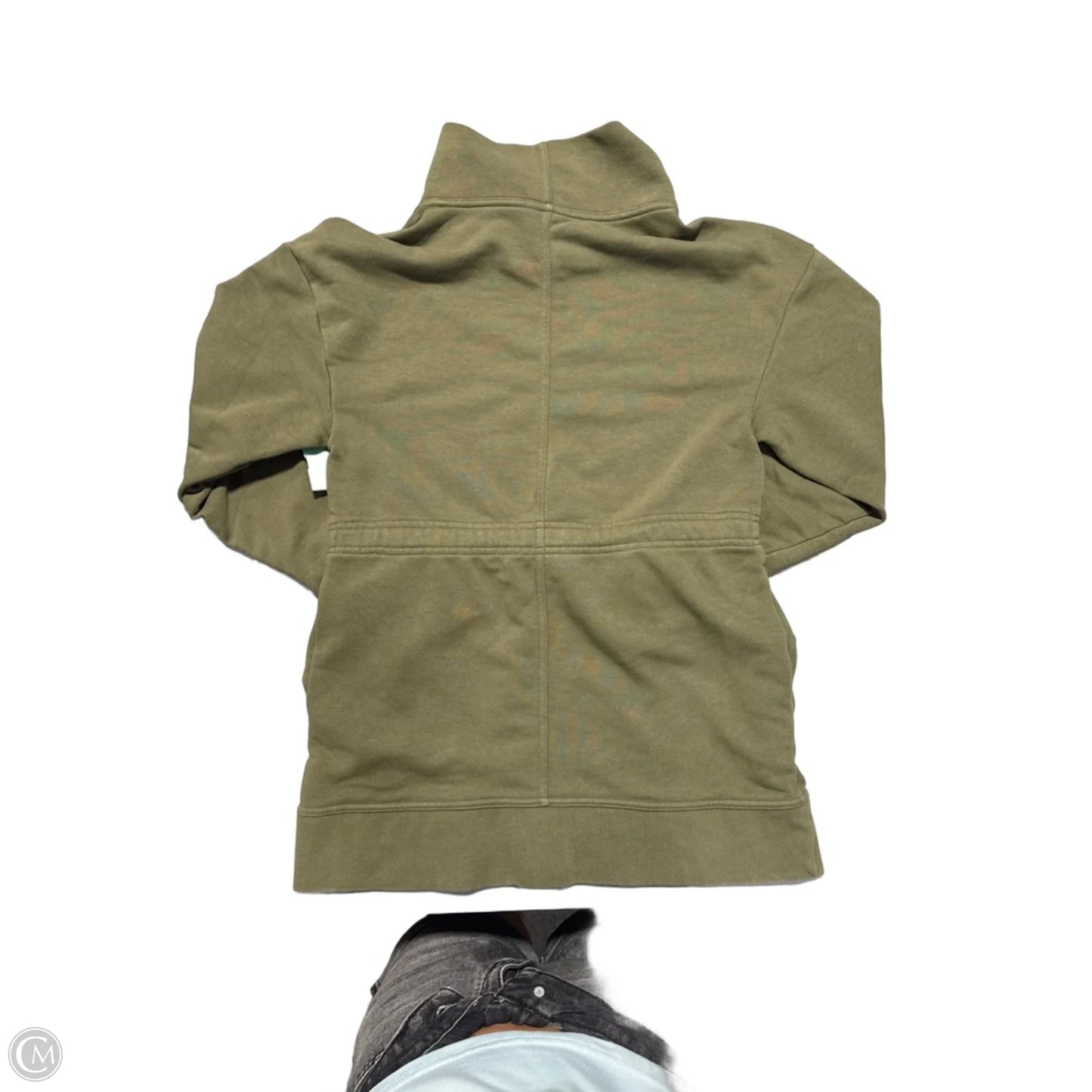 Top Long Sleeve By Nike In Green, Size: Xs