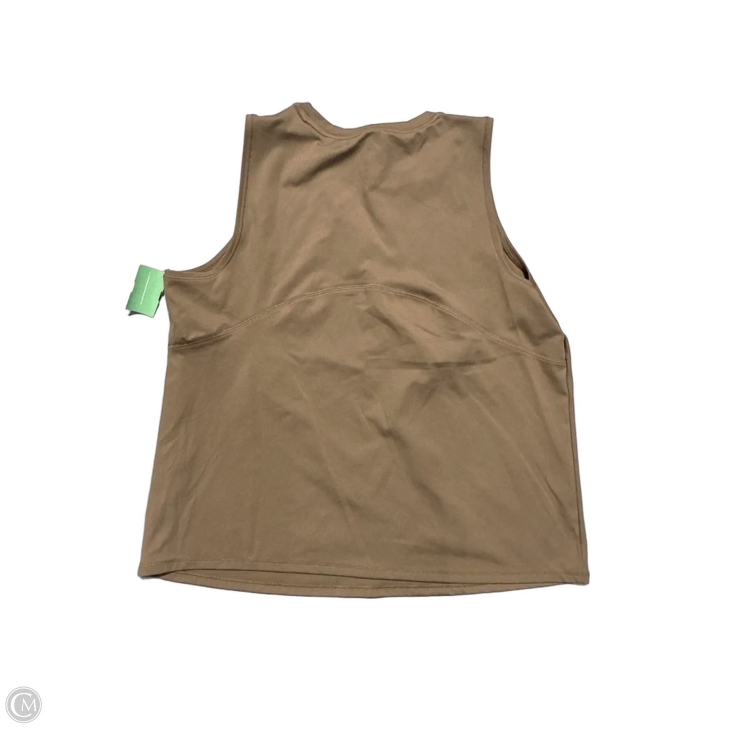 Athletic Tank Top By Tek Gear In Tan, Size: L
