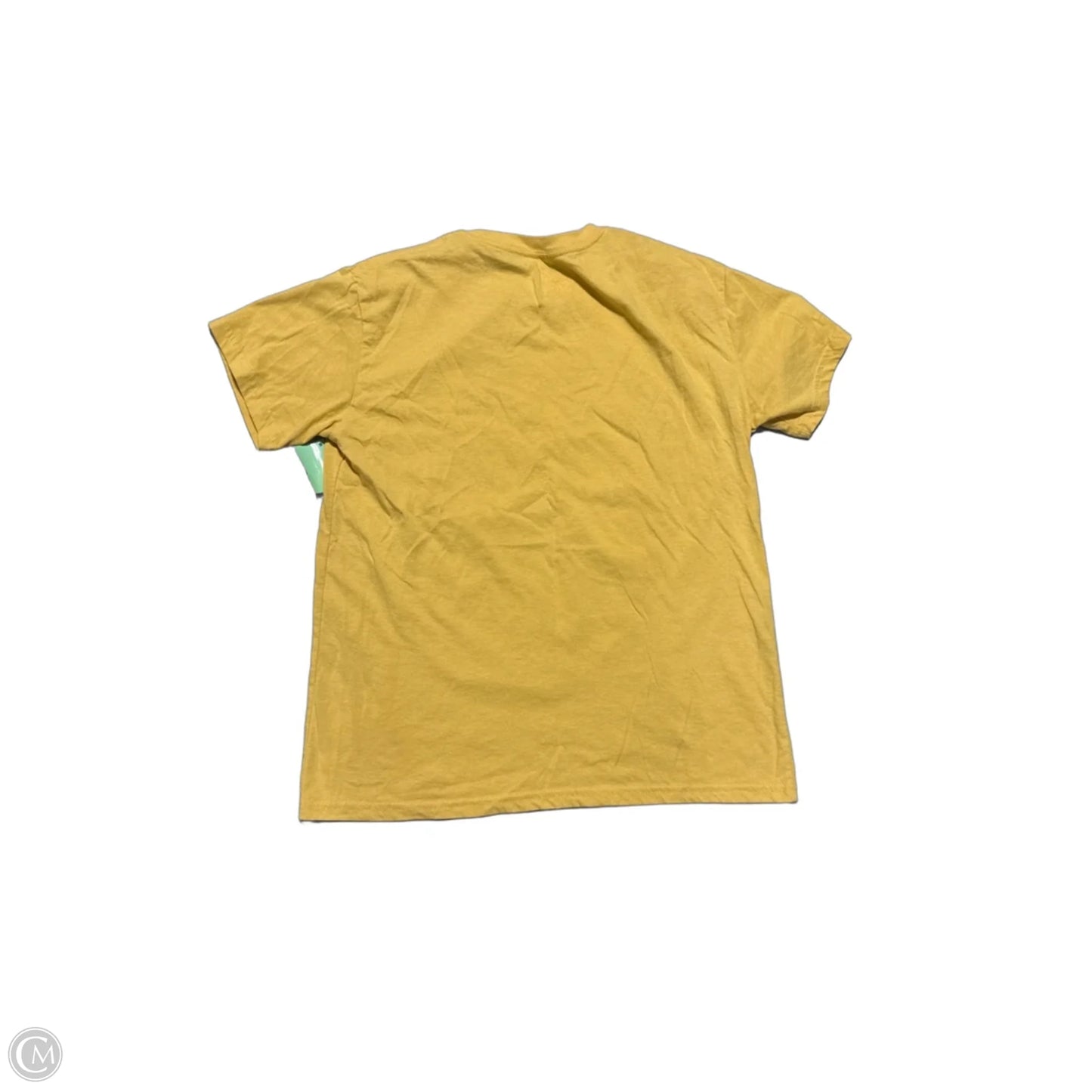 Top Short Sleeve Basic By Cmc In Yellow, Size: L